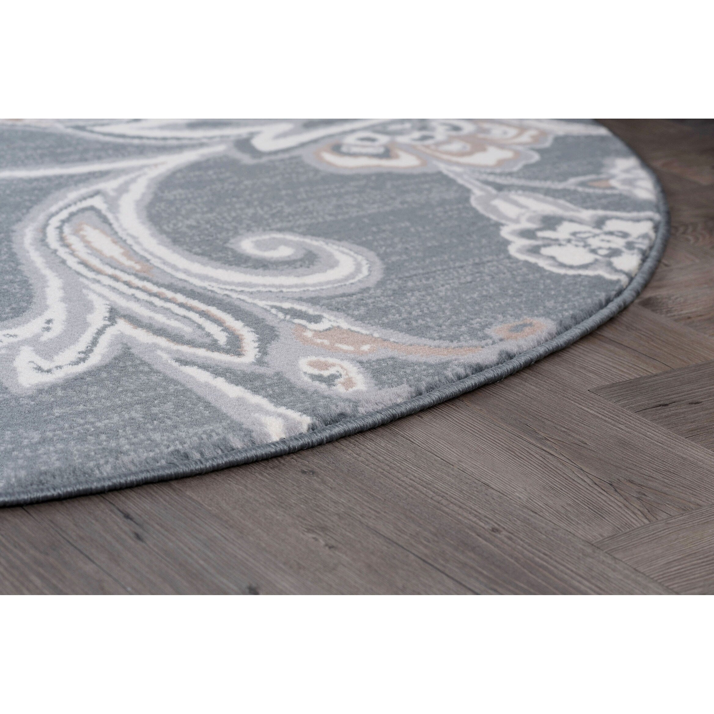 Tapis d'intérieur transitionnel à motifs floraux et botaniques Carrington