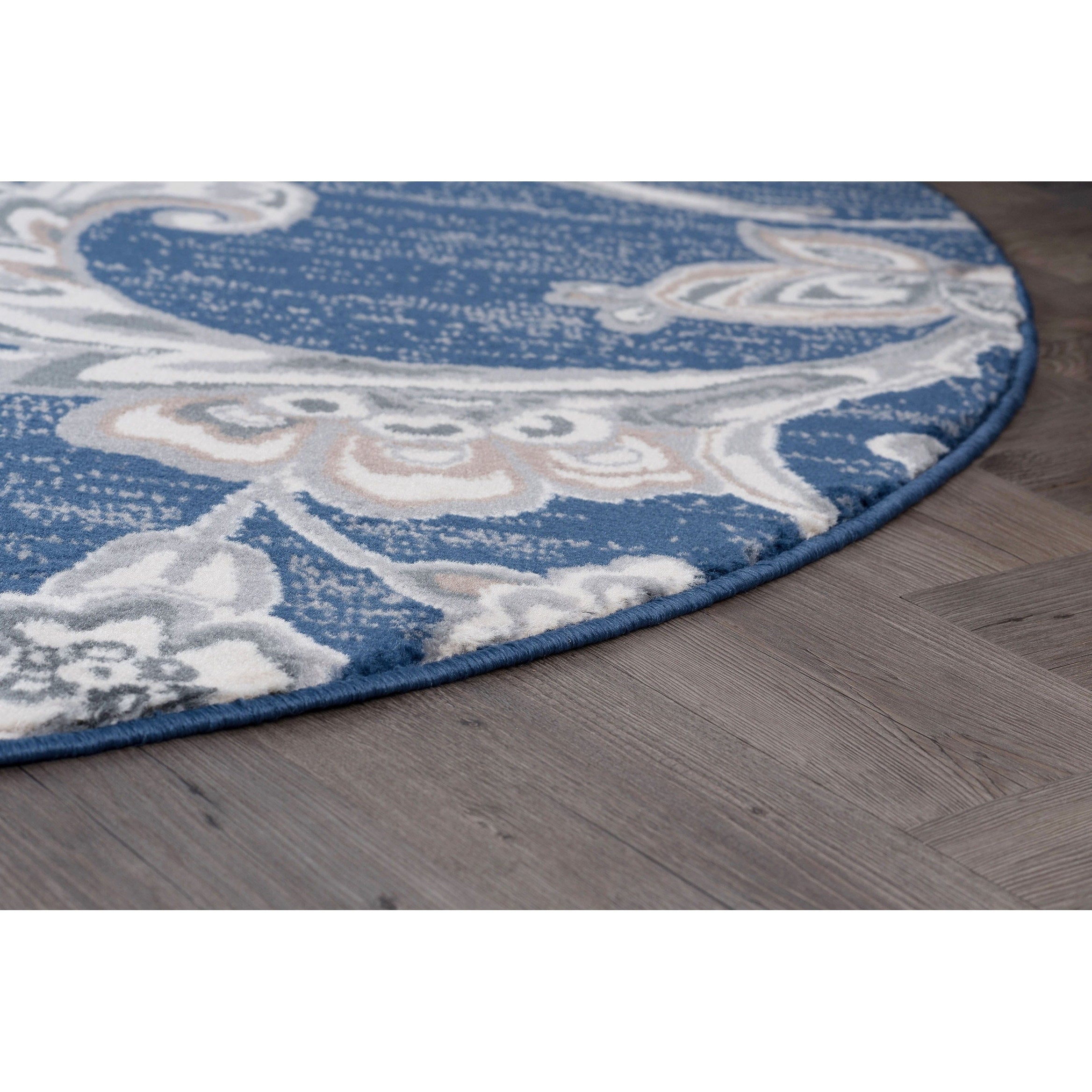Tapis d'intérieur transitionnel à motifs floraux et botaniques Carrington