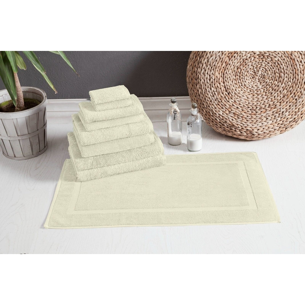 Ensemble de serviettes CTT 100 % coton turc, 8 ou 9 pièces, séchage rapide et absorbant