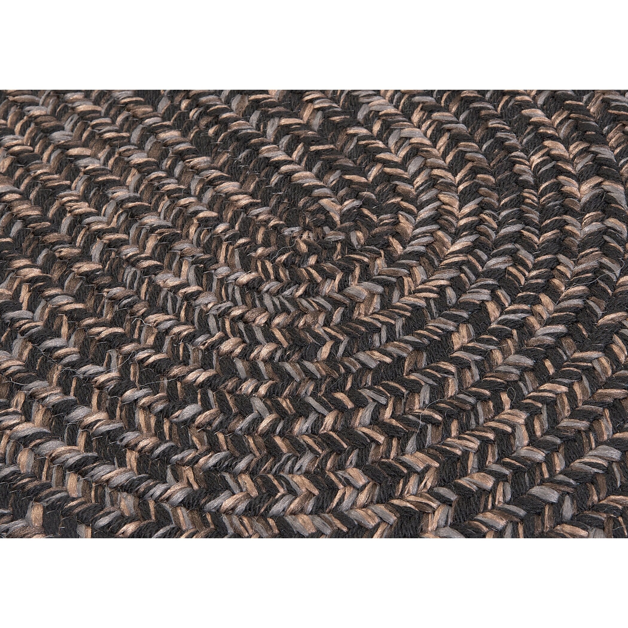 Tapis tressé ovale réversible Colonial Mills Hillsdale