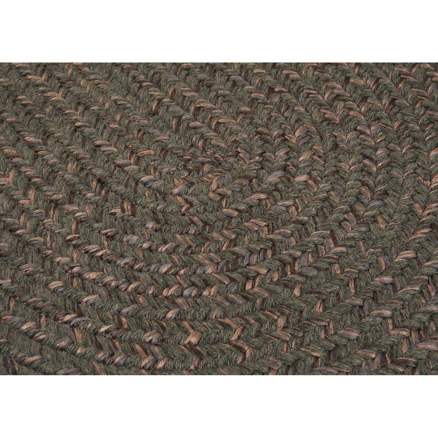 Tapis tressé ovale réversible Colonial Mills Hillsdale