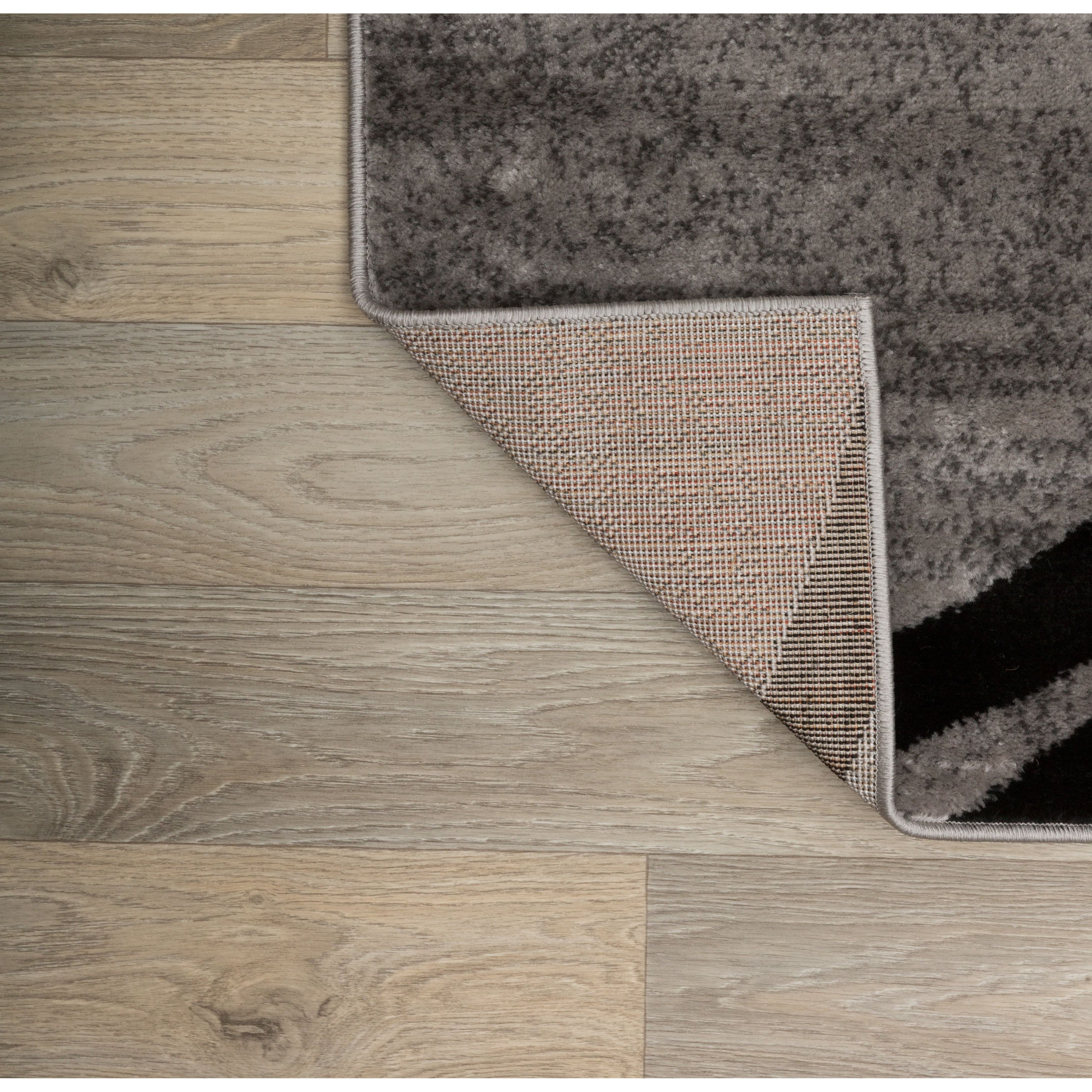 Tapis contemporain à motifs abstraits de cercles de la World Rug Gallery