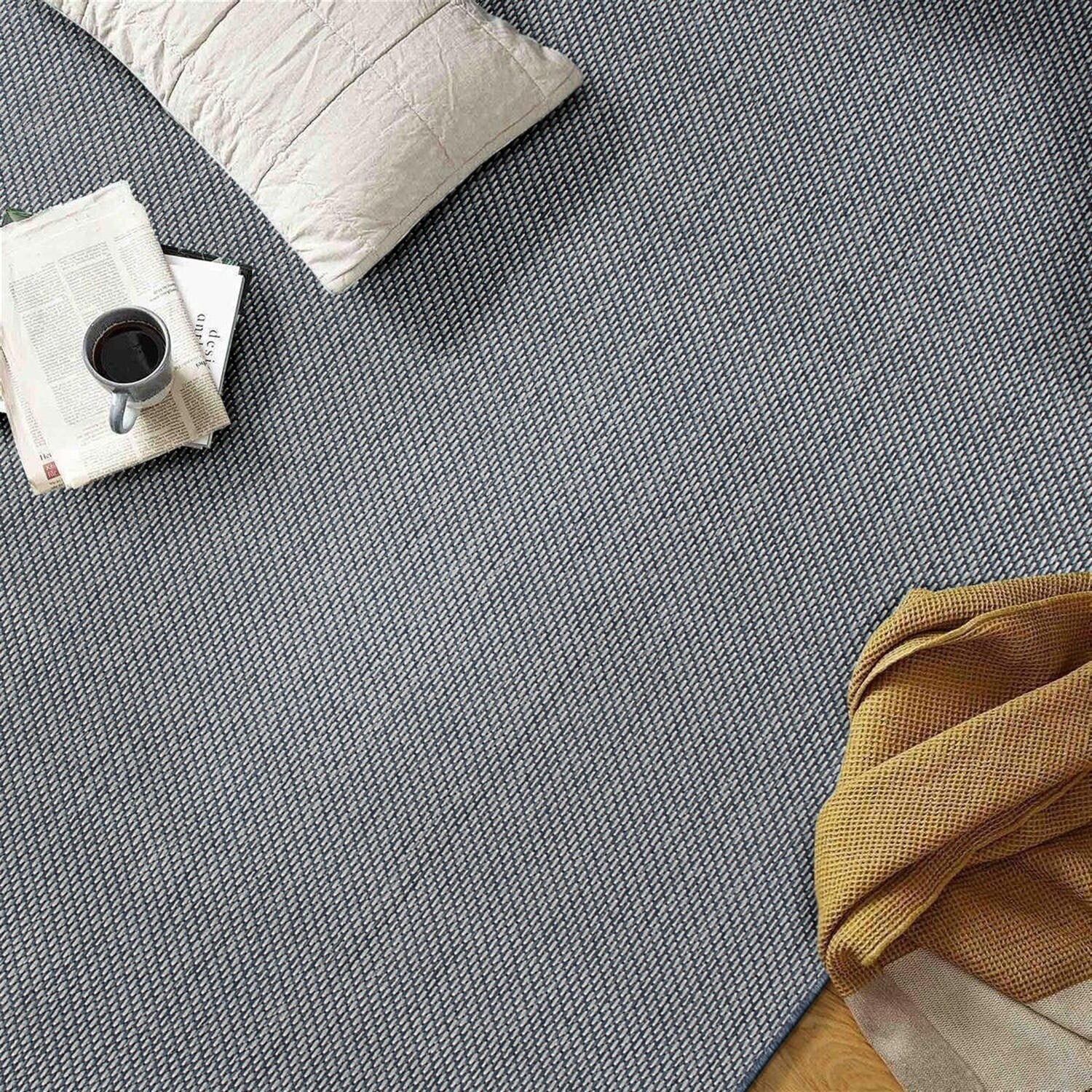 Tapis contemporain solide pour intérieur/extérieur