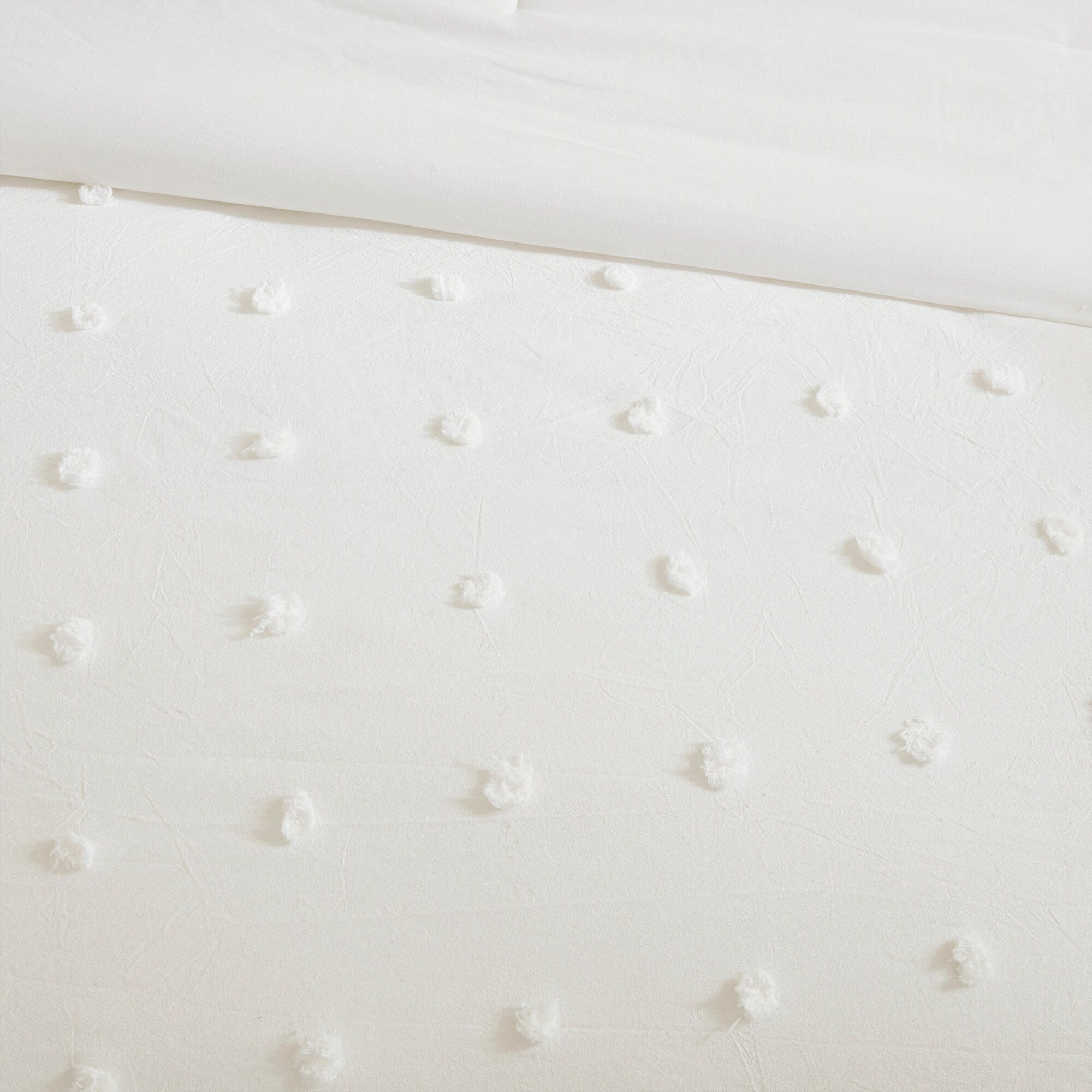 Parure de lit en jacquard de coton et maïs au design intelligent avec taies d'oreiller et coussins décoratifs