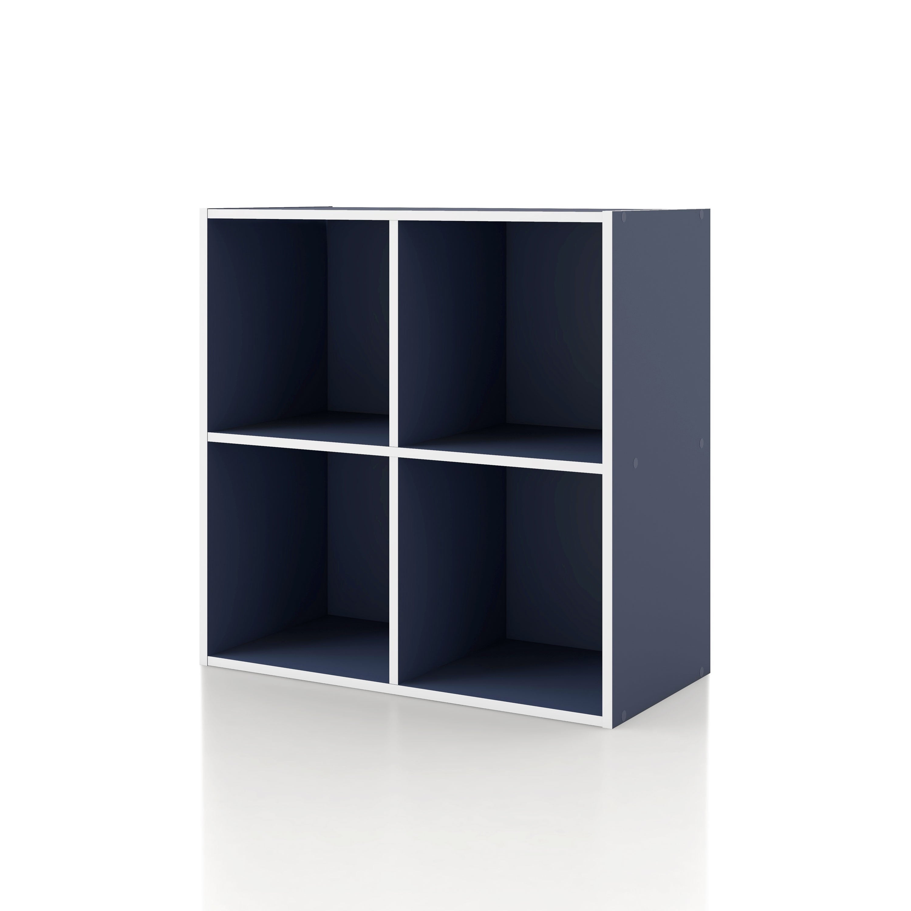 DH BASIC Modern Wood Customizable Stackable Storage Organizer - Cube Shelves, Drawer Cabinet, Bookcase with Doors by Denhour
