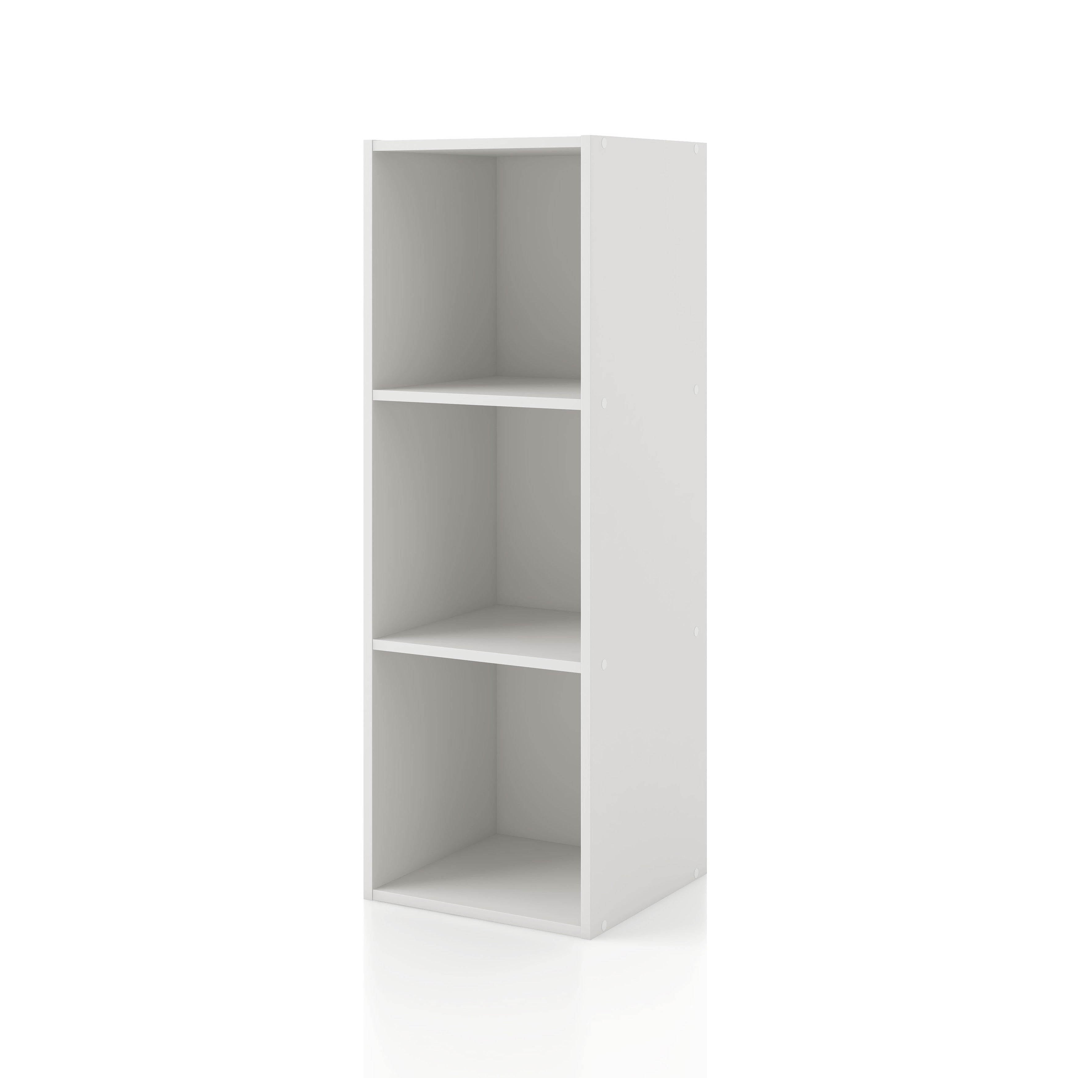DH BASIC Modern Wood Customizable Stackable Storage Organizer - Cube Shelves, Drawer Cabinet, Bookcase with Doors by Denhour