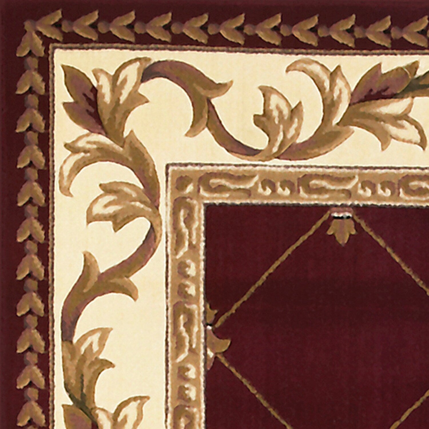 Tapis à treillis à bordure victorienne Domani Classics