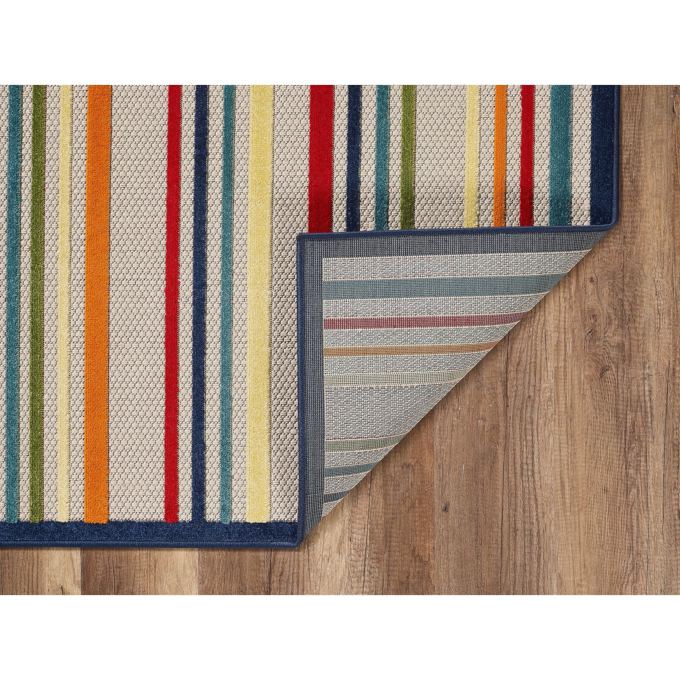 Tapis d'intérieur/extérieur Domani Napa Summer Stripe