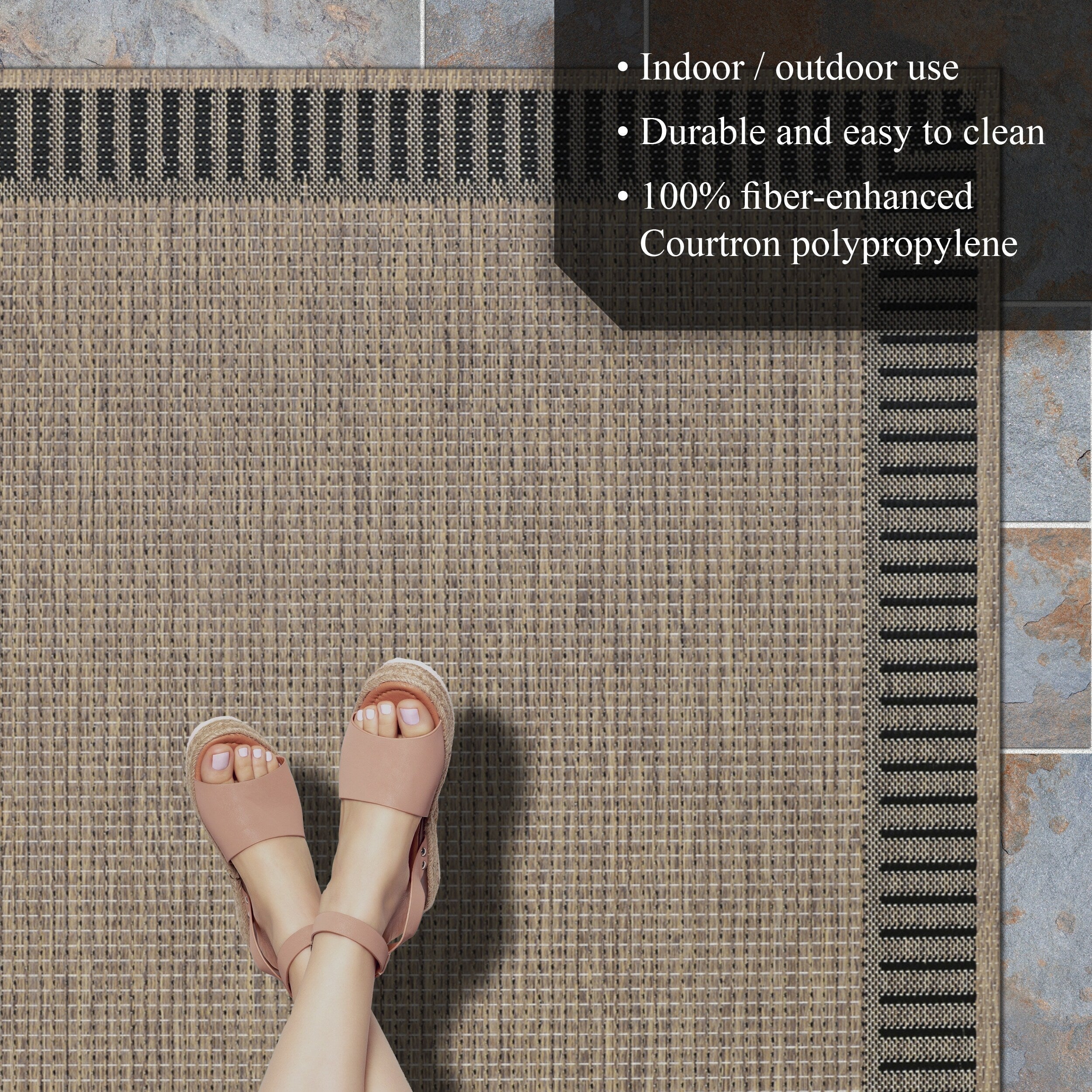 Tapis d'intérieur et d'extérieur Dream Decor Rugs Pergola Flame