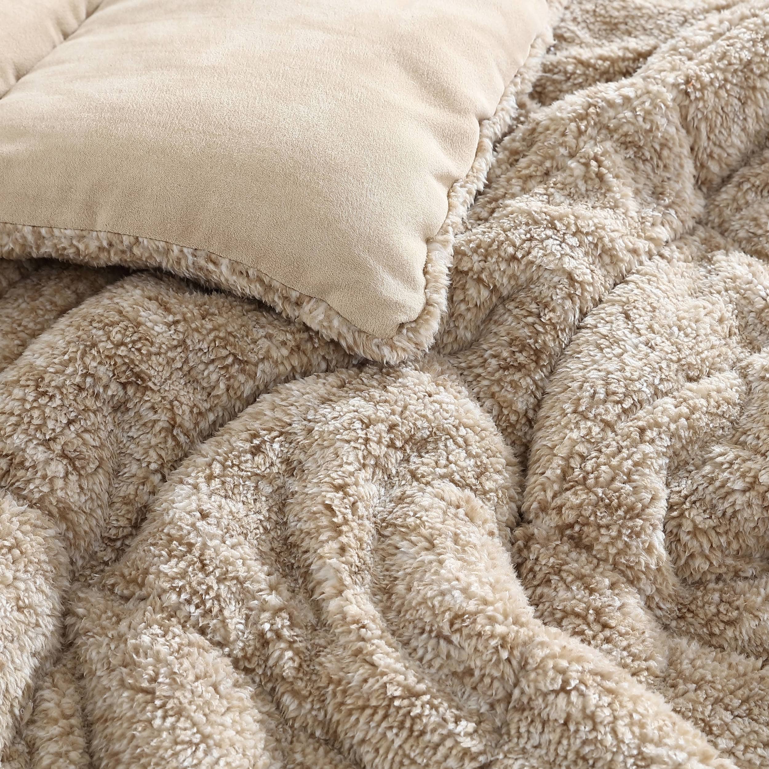 Ensemble couette et taie d'oreiller texturés en faux suède Eddie Bauer Sherwood