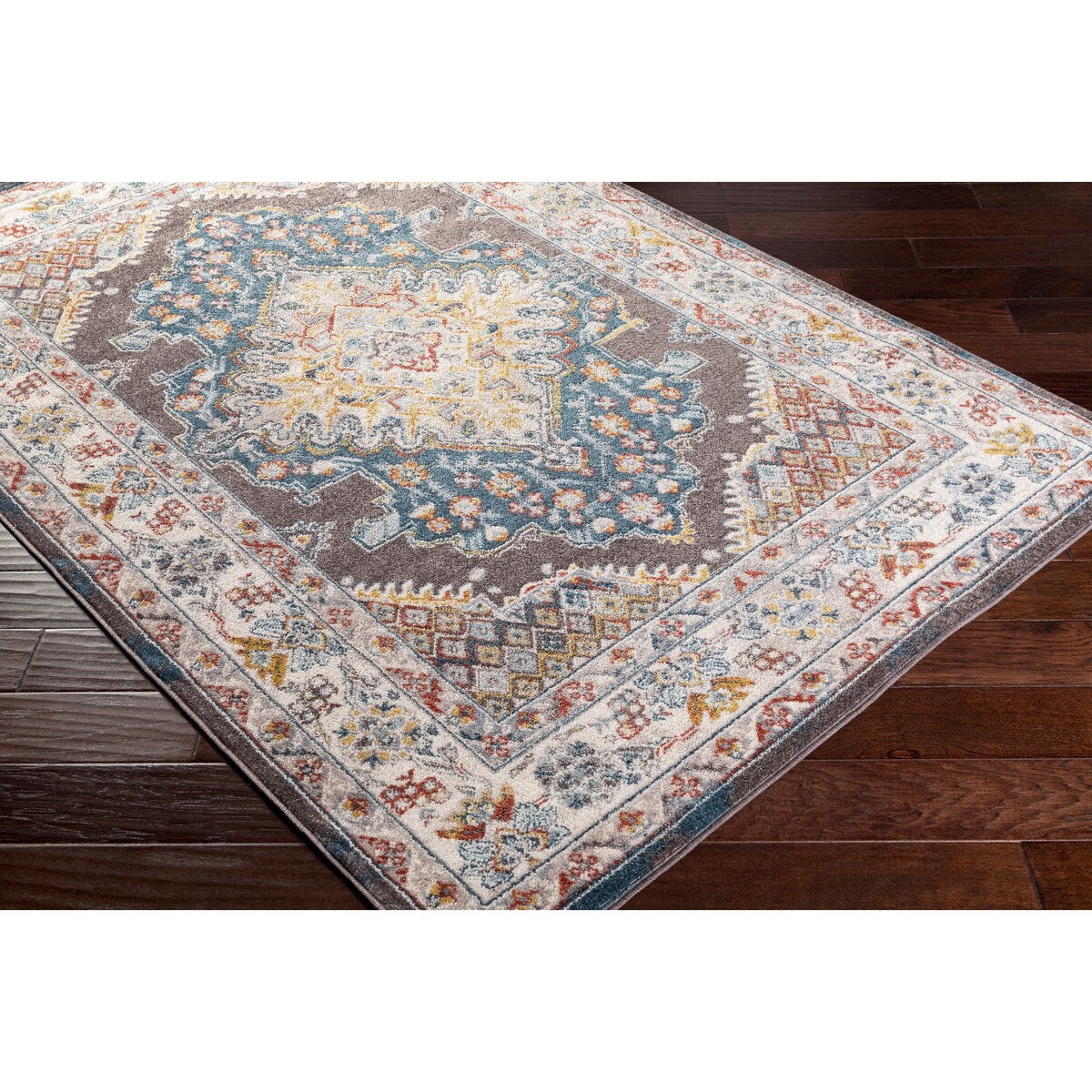 Tapis médaillon persan traditionnel Livabliss Elmas
