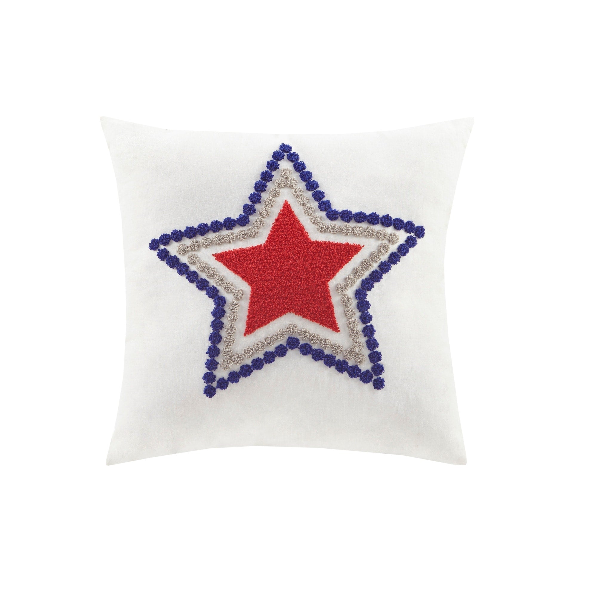 Parure de lit en jacquard de coton à pompons Ensley pour enfants, design intelligent, avec coussins décoratifs