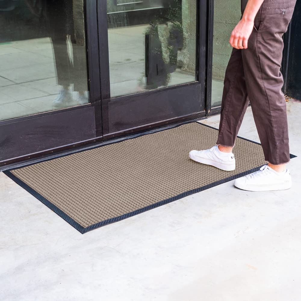 Tapis de porte Envelor pour intérieur et extérieur, profil bas, pour entrée commerciale