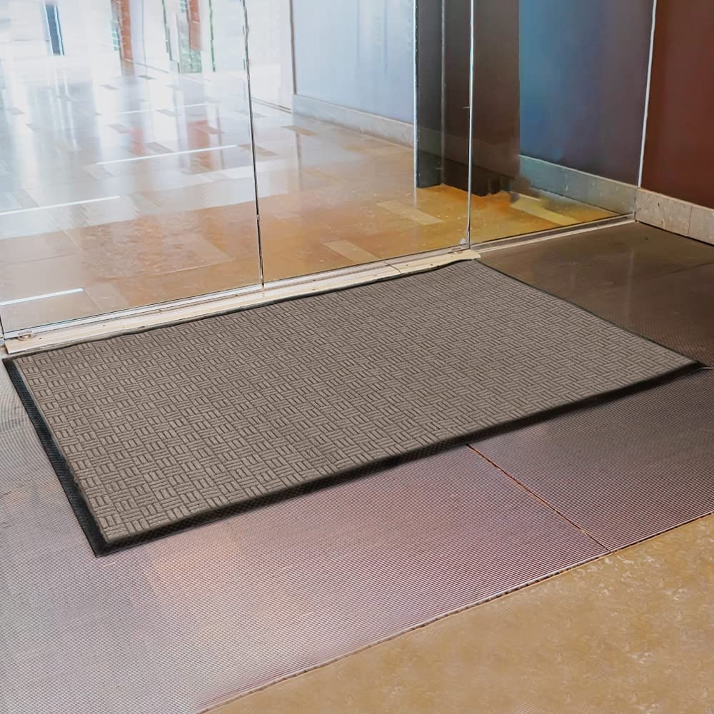 Tapis de porte Envelor pour intérieur et extérieur, profil bas, pour entrée commerciale
