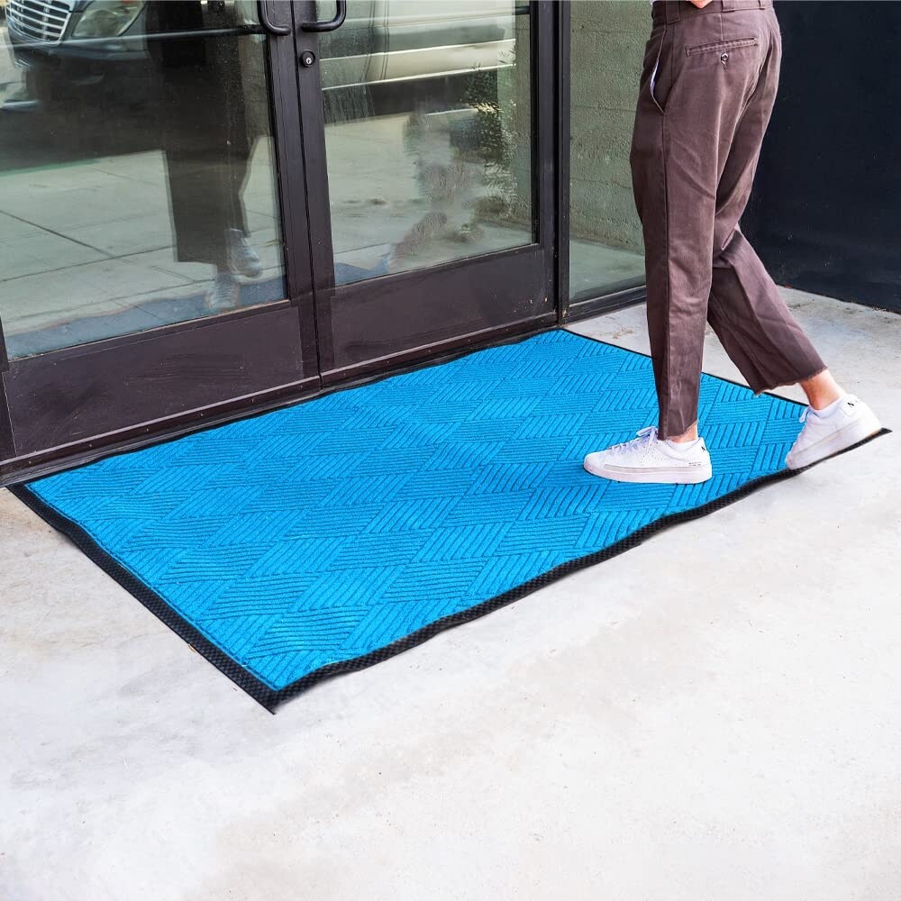 Tapis de porte Envelor pour intérieur et extérieur, profil bas, pour entrée commerciale