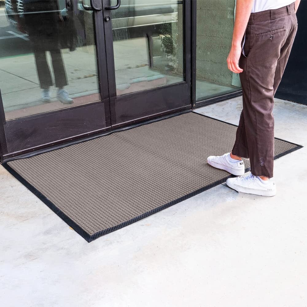 Tapis de porte Envelor pour intérieur et extérieur, profil bas, pour entrée commerciale