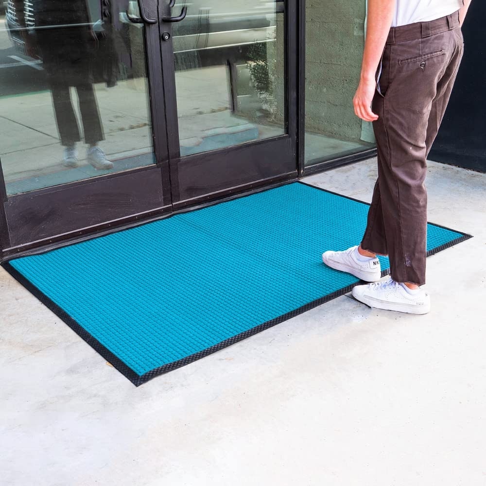 Tapis de porte Envelor pour intérieur et extérieur, profil bas, pour entrée commerciale