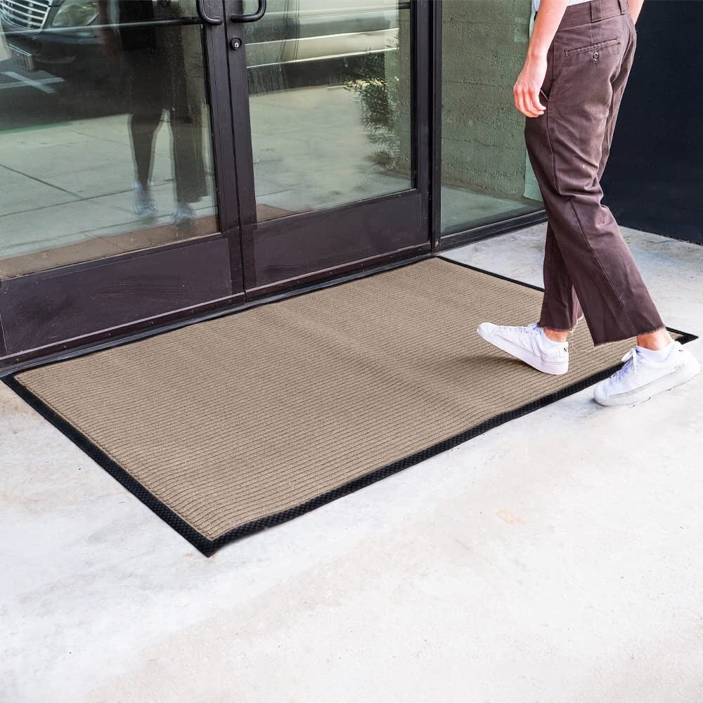 Tapis de porte Envelor pour intérieur et extérieur, profil bas, pour entrée commerciale
