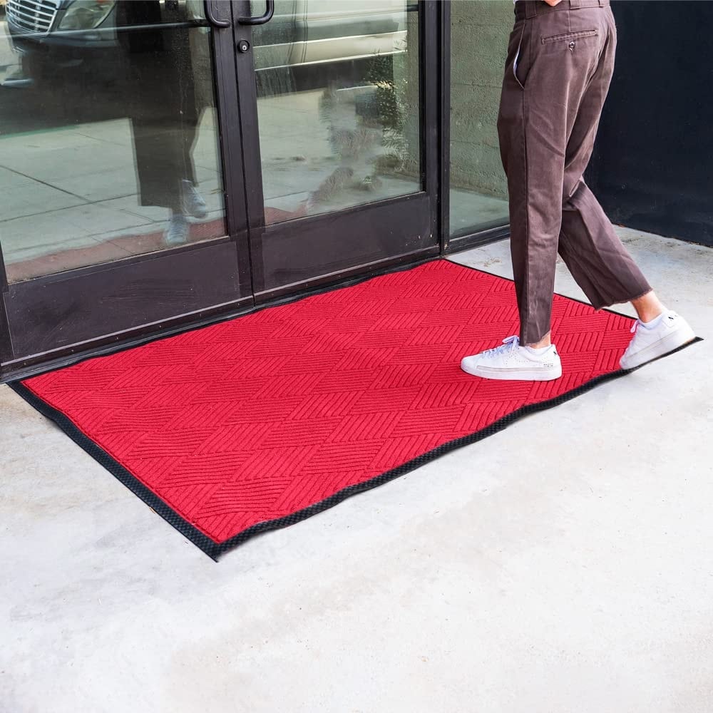 Tapis de porte Envelor pour intérieur et extérieur, profil bas, pour entrée commerciale