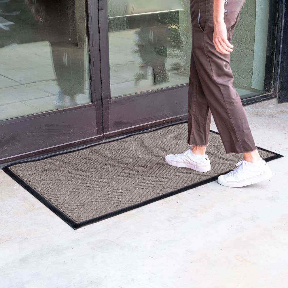 Tapis de porte Envelor pour intérieur et extérieur, profil bas, pour entrée commerciale