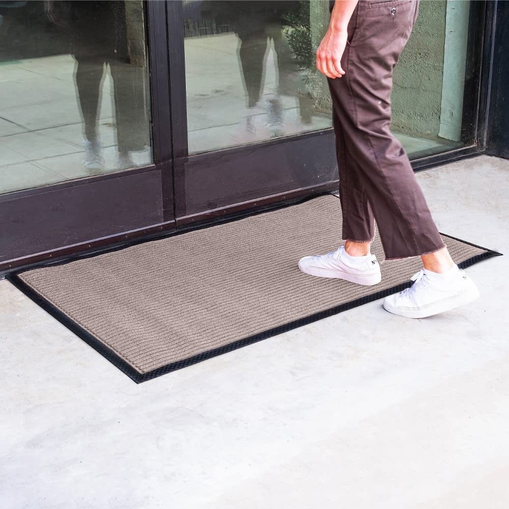 Tapis de porte Envelor pour intérieur et extérieur, profil bas, pour entrée commerciale