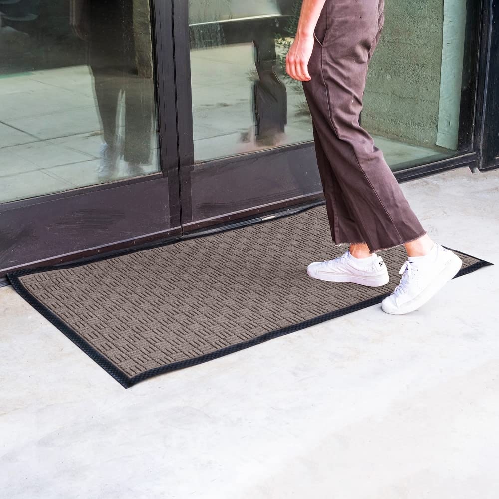 Tapis de porte Envelor pour intérieur et extérieur, profil bas, pour entrée commerciale