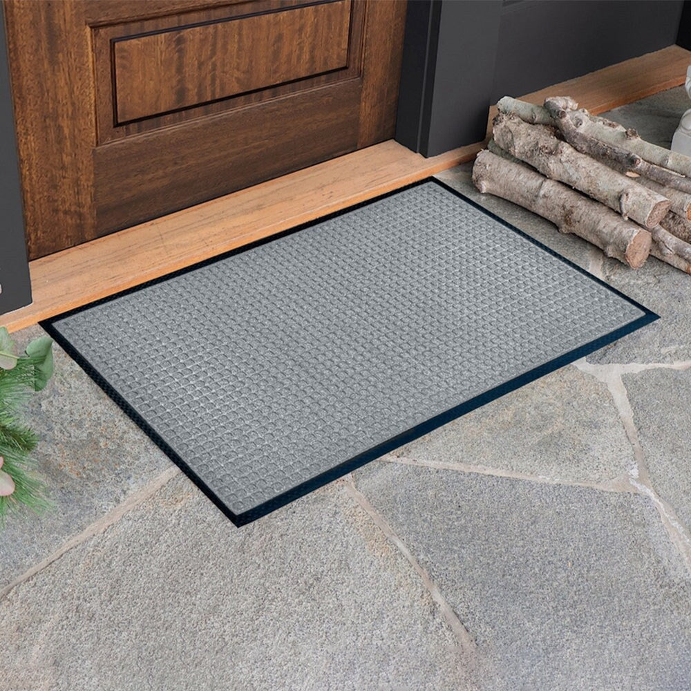Tapis de porte Envelor pour intérieur et extérieur, profil bas, pour entrée commerciale