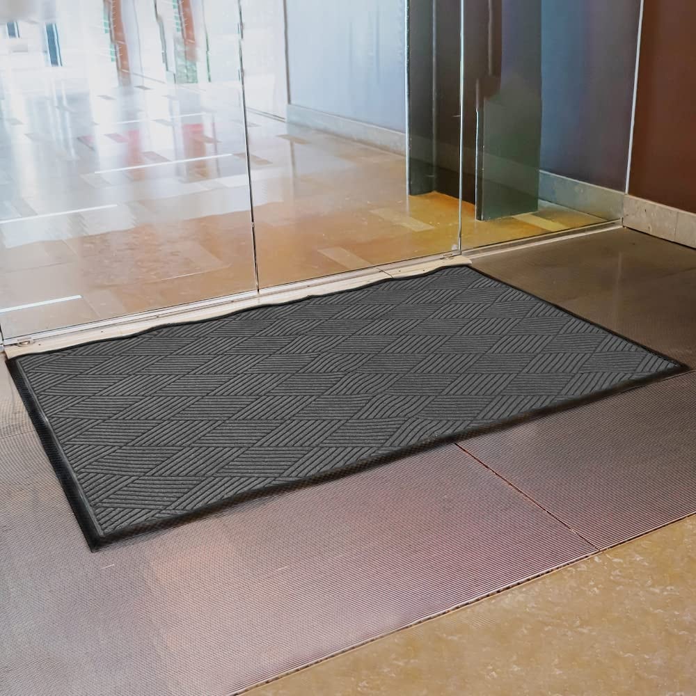 Tapis de porte Envelor pour intérieur et extérieur, profil bas, pour entrée commerciale