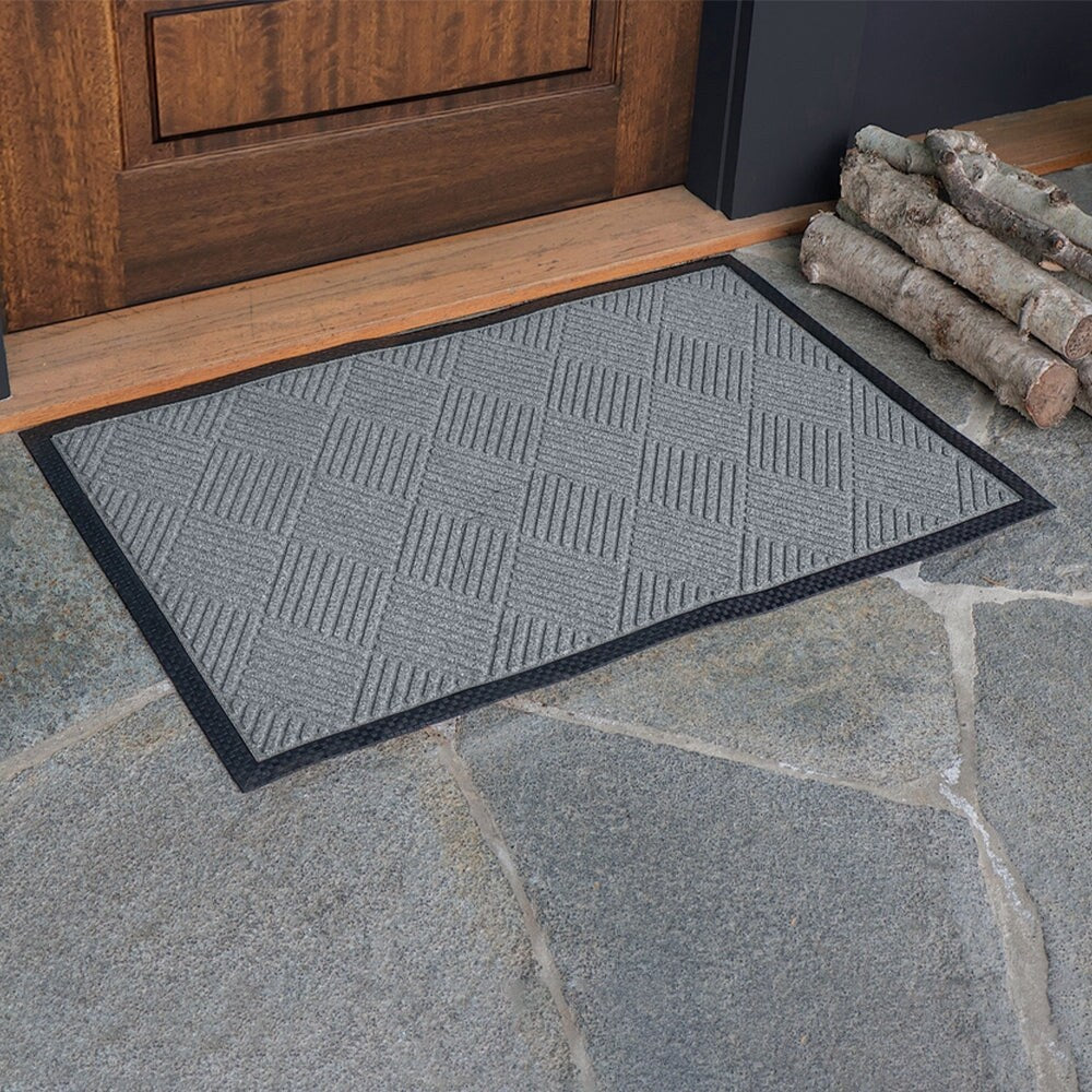 Tapis de porte Envelor pour intérieur et extérieur, profil bas, pour entrée commerciale