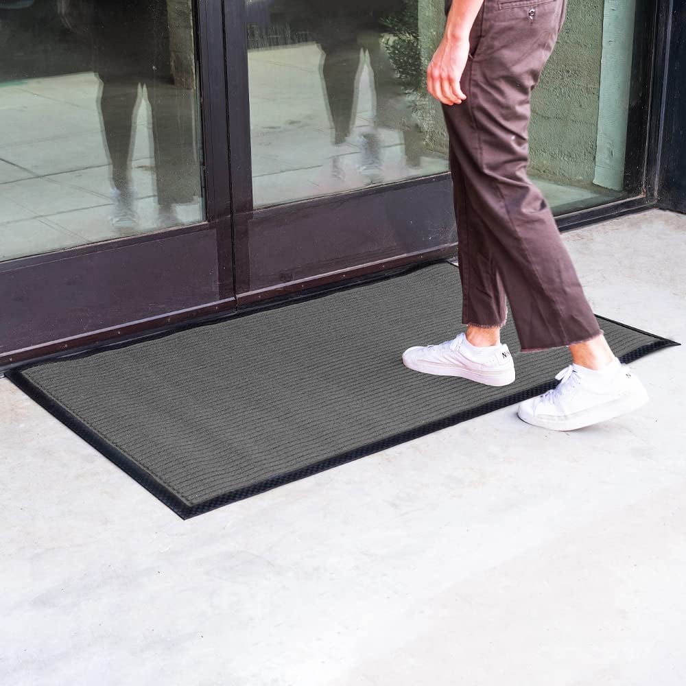 Tapis de porte Envelor pour intérieur et extérieur, profil bas, pour entrée commerciale