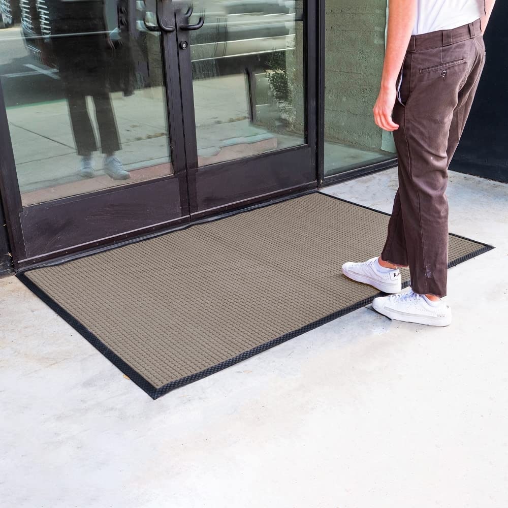 Tapis de porte Envelor pour intérieur et extérieur, profil bas, pour entrée commerciale