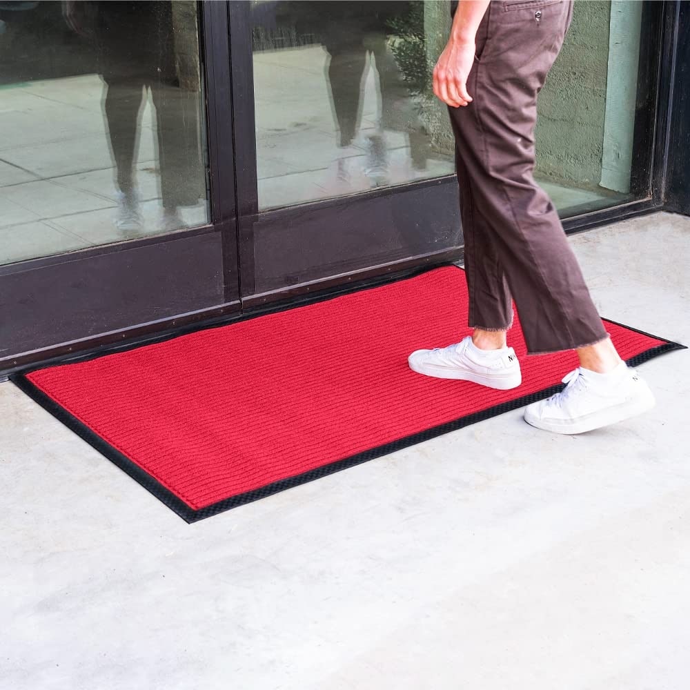 Tapis de porte Envelor pour intérieur et extérieur, profil bas, pour entrée commerciale