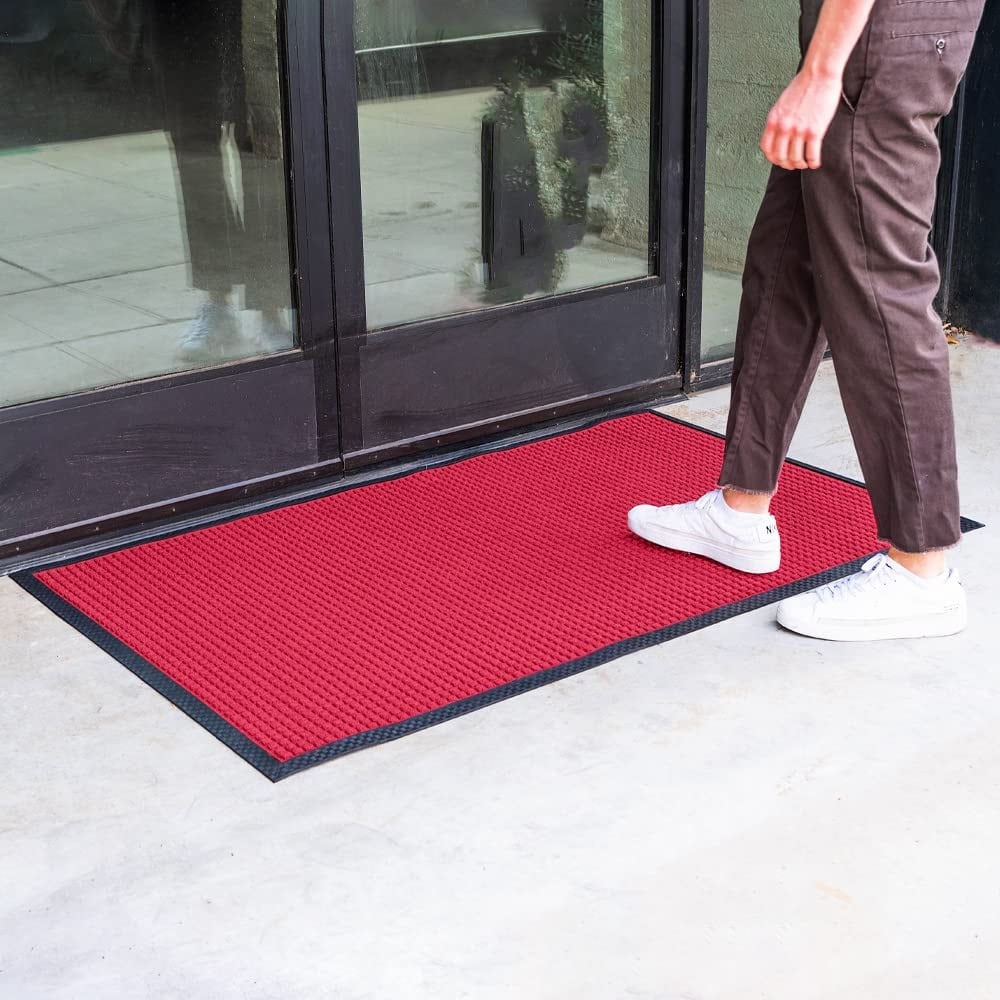 Tapis de porte Envelor pour intérieur et extérieur, profil bas, pour entrée commerciale