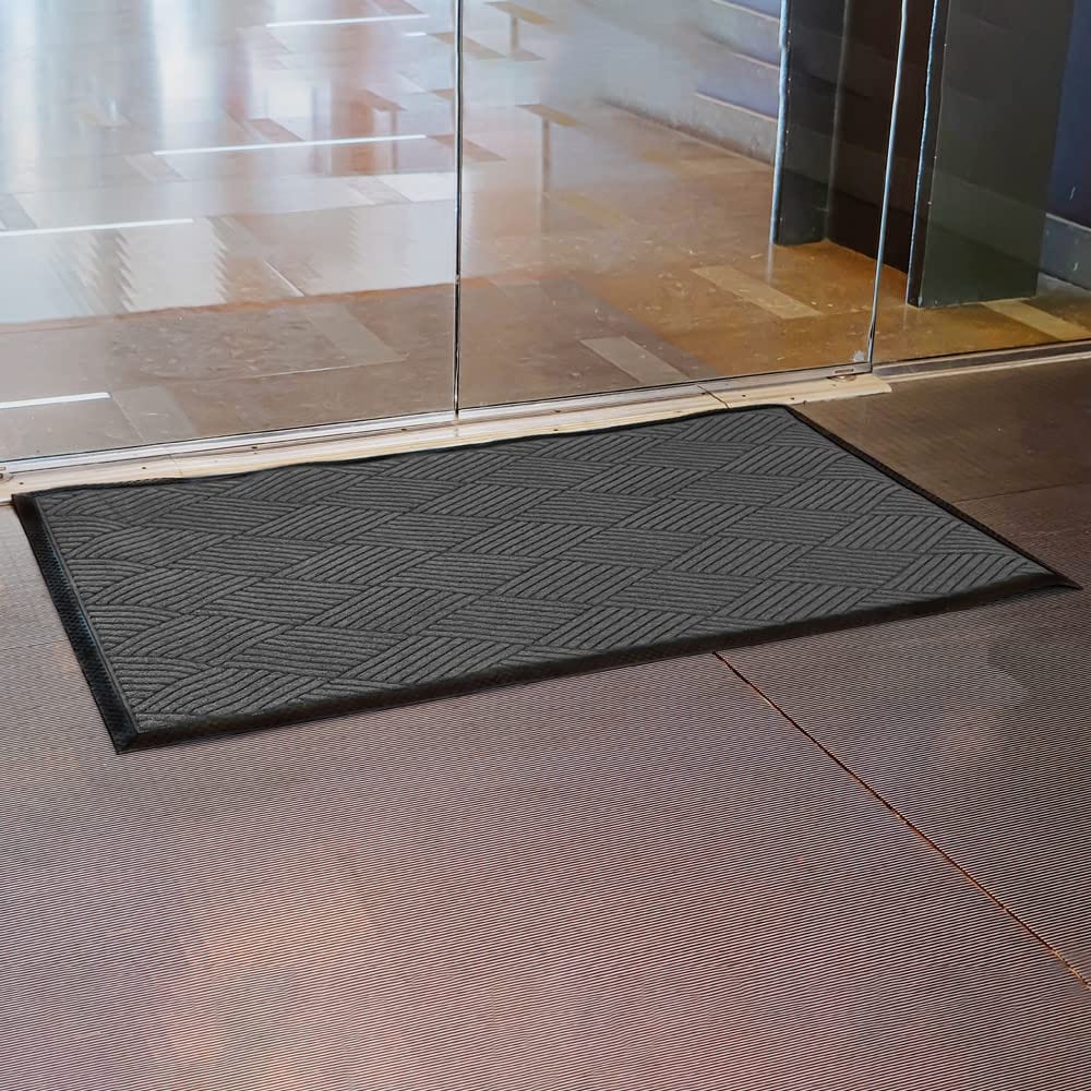 Tapis de porte Envelor pour intérieur et extérieur, profil bas, pour entrée commerciale