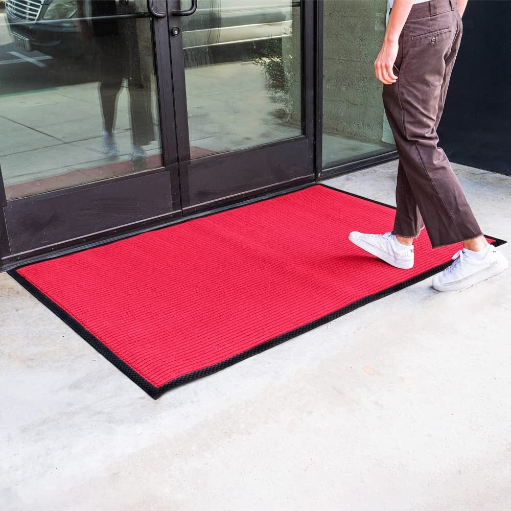 Tapis de porte Envelor pour intérieur et extérieur, profil bas, pour entrée commerciale