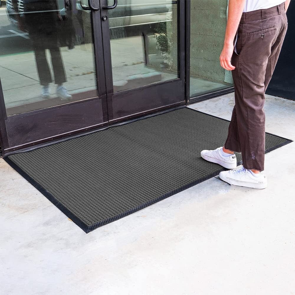 Tapis de porte Envelor pour intérieur et extérieur, profil bas, pour entrée commerciale