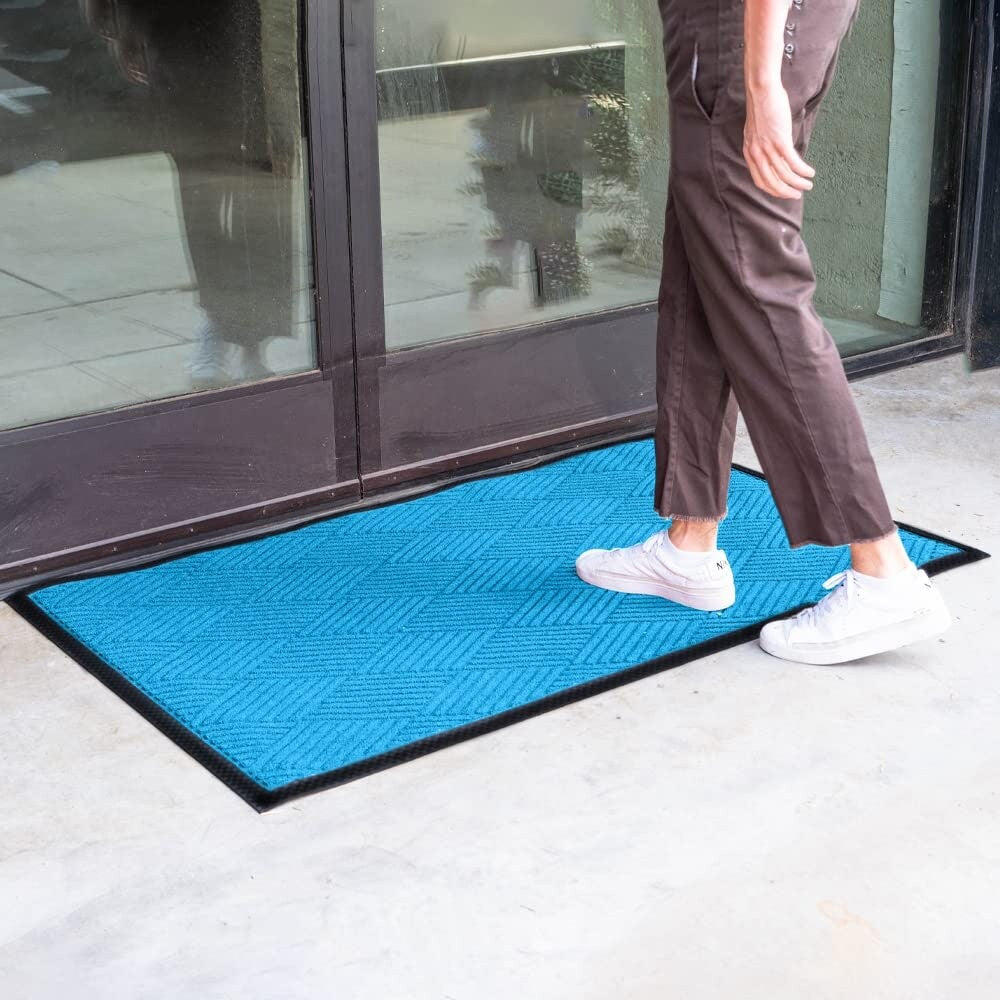 Tapis de porte Envelor pour intérieur et extérieur, profil bas, pour entrée commerciale
