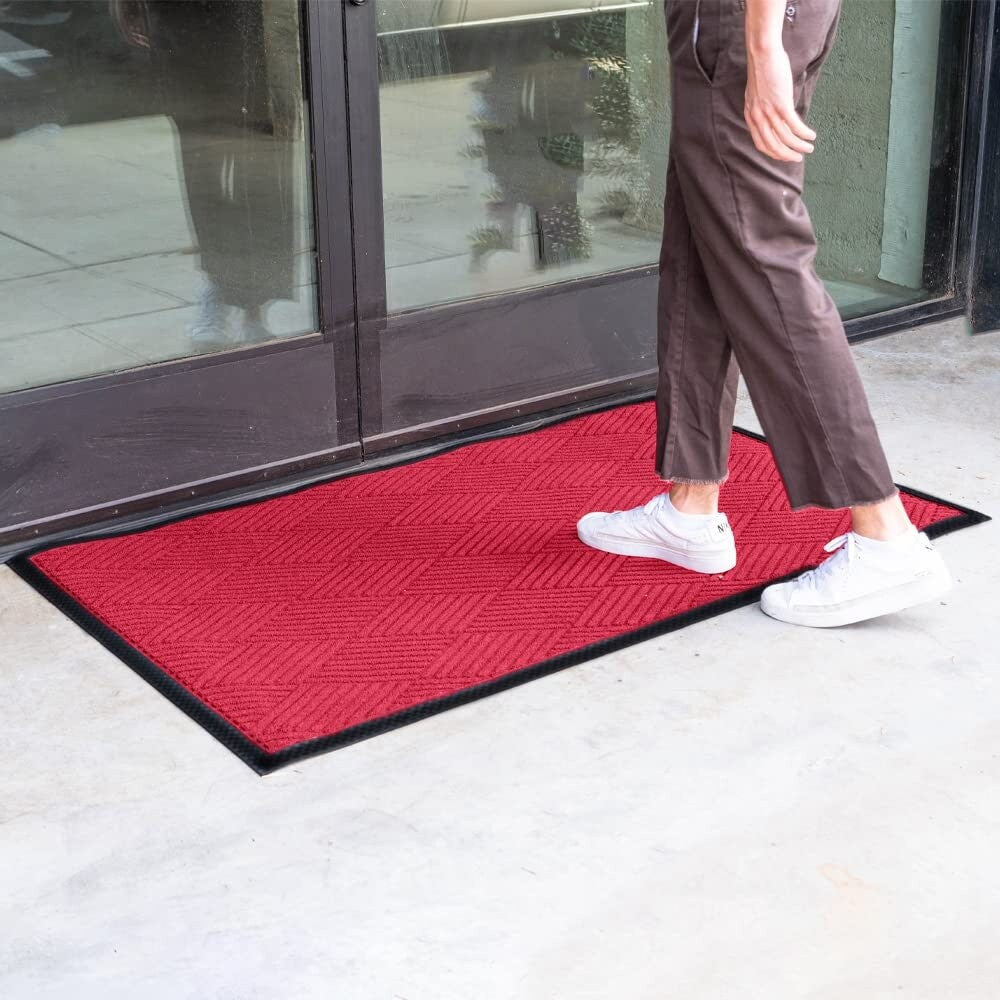 Tapis de porte Envelor pour intérieur et extérieur, profil bas, pour entrée commerciale