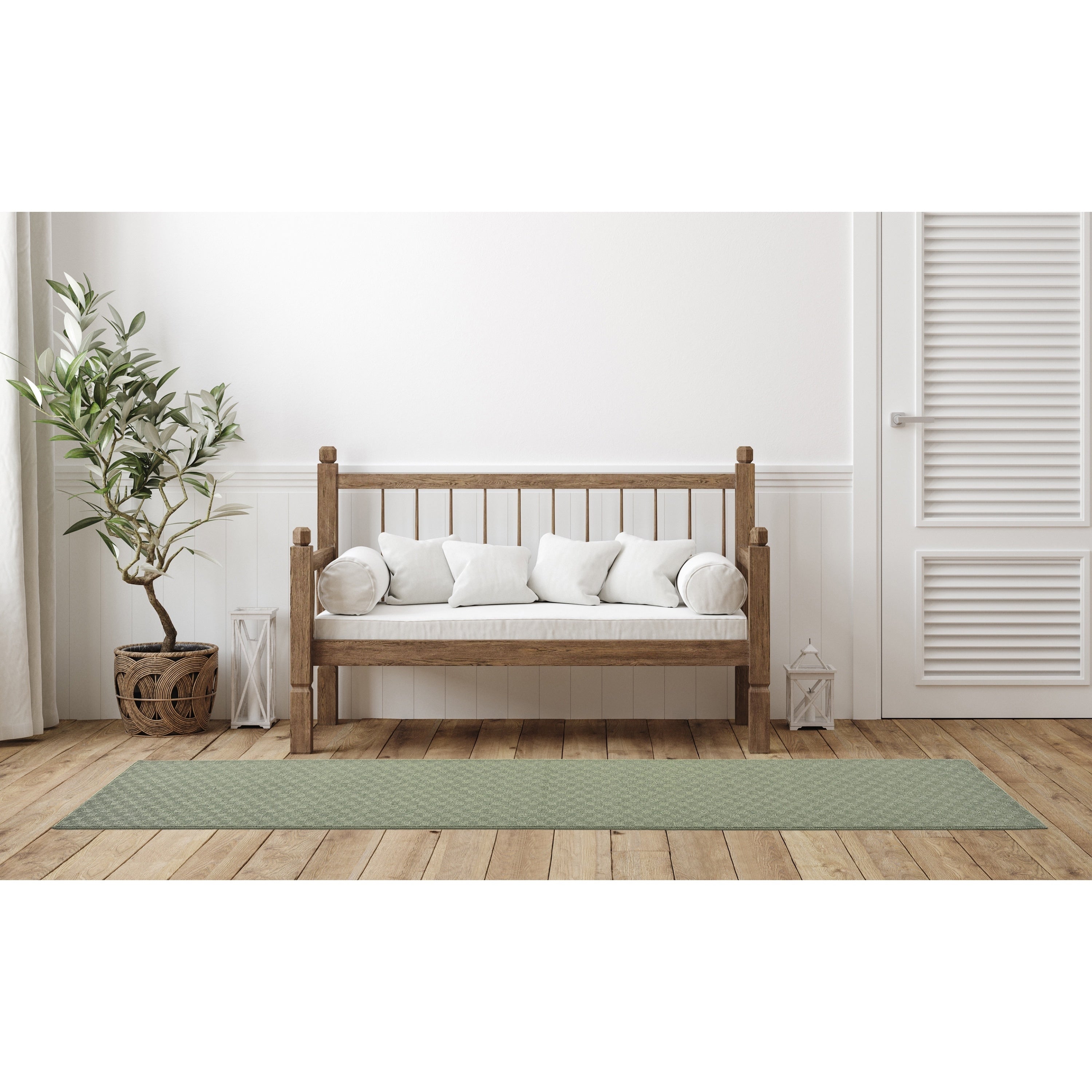 Tapis d'intérieur uni Garland Rug Medallion