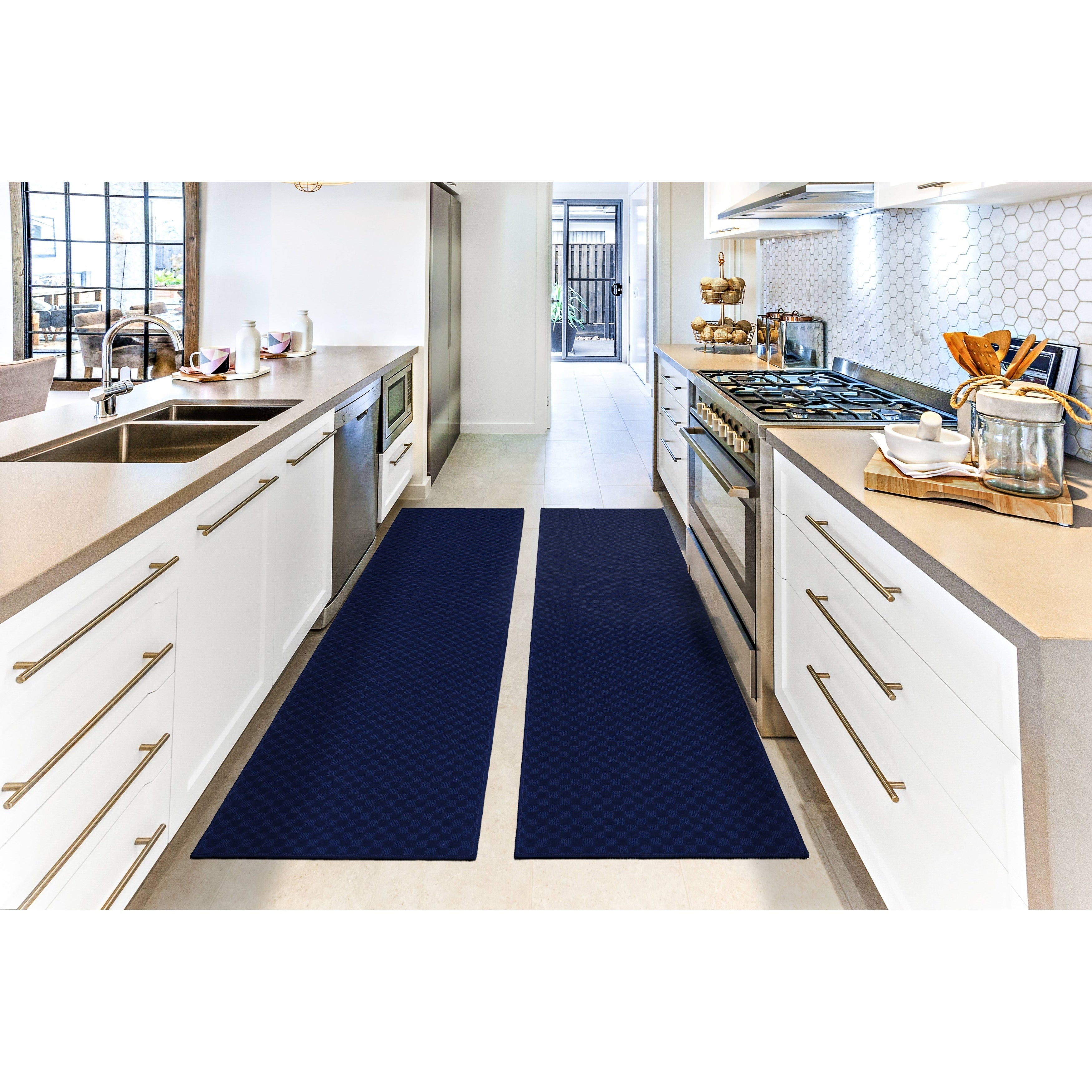 Tapis d'intérieur uni Garland Rug Medallion