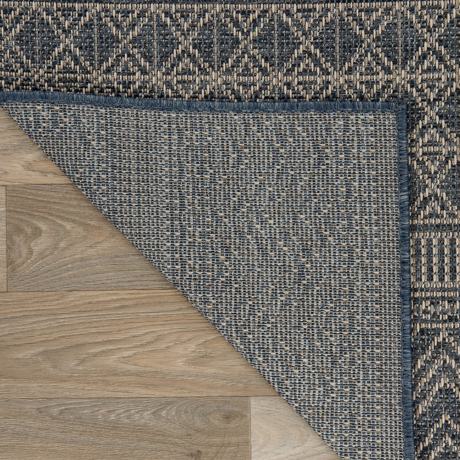 Tapis d'intérieur/extérieur géométrique bohème