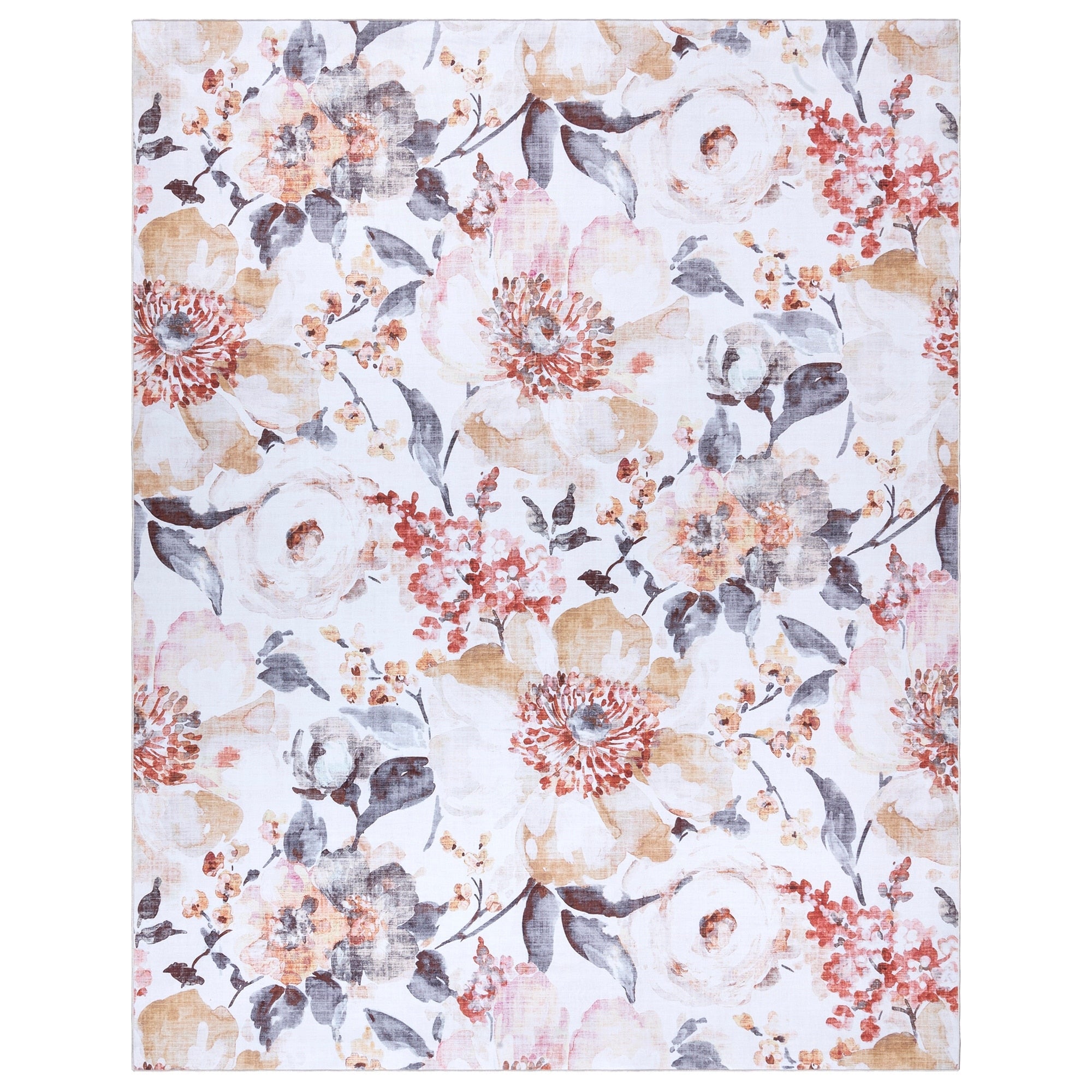 Tapis antidérapant lavable en polyester à poils plats imprimé numériquement par Gertmenian Crystal Print