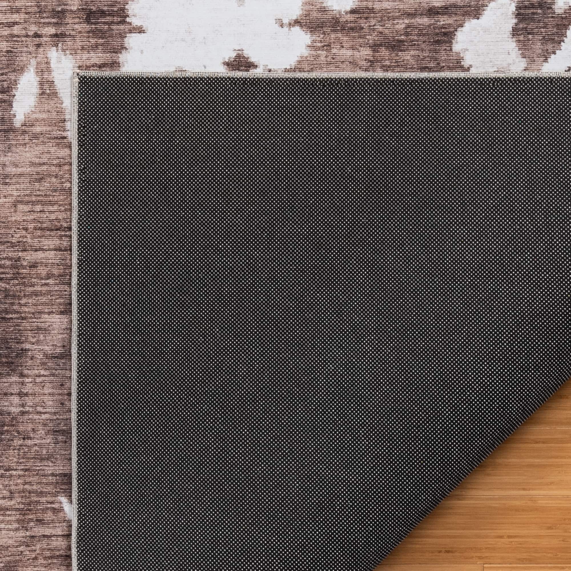 Tapis antidérapant lavable en polyester à poils plats imprimé numériquement par Gertmenian Crystal Print