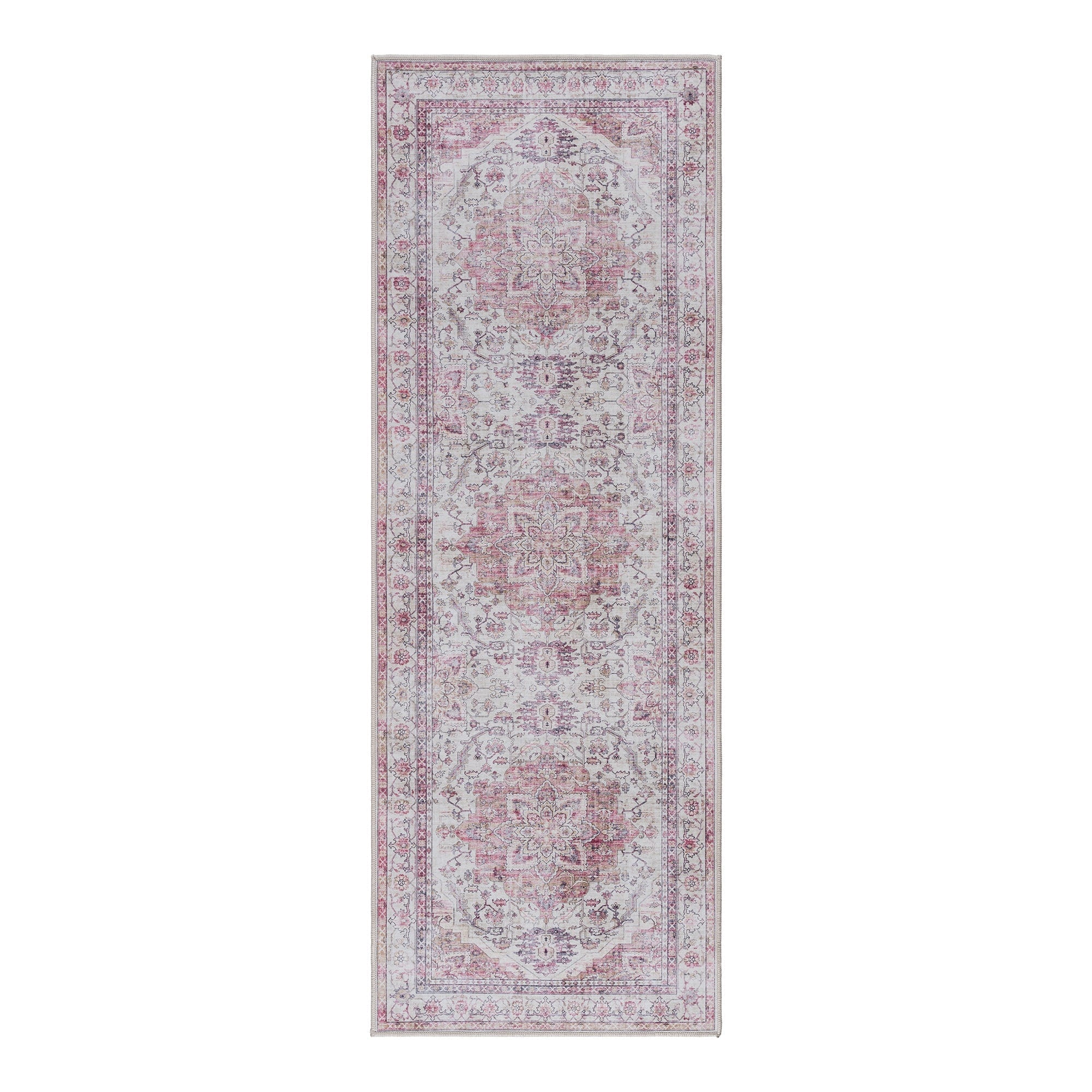 Tapis antidérapant lavable en polyester à poils plats imprimé numériquement par Gertmenian Crystal Print