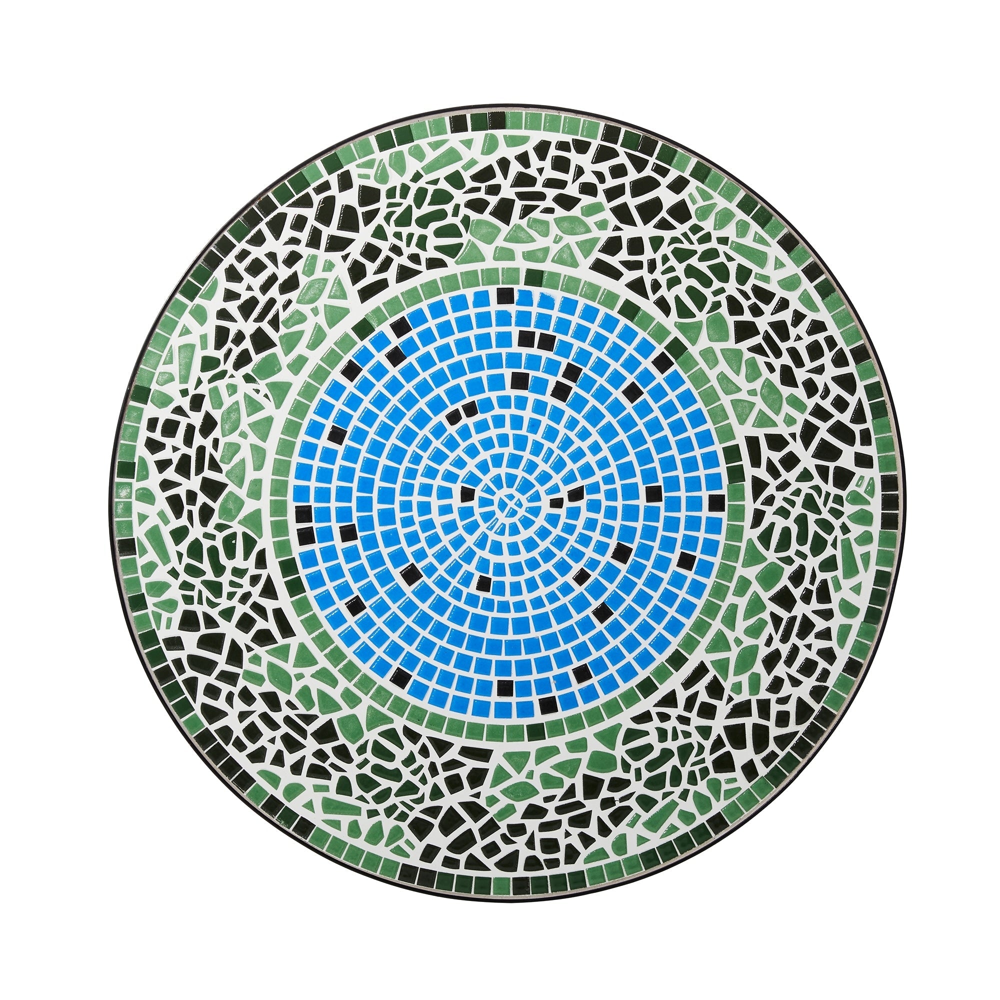 Ensemble de bistrot pliant d'extérieur en métal Glitzhome 3 pièces avec table et chaises