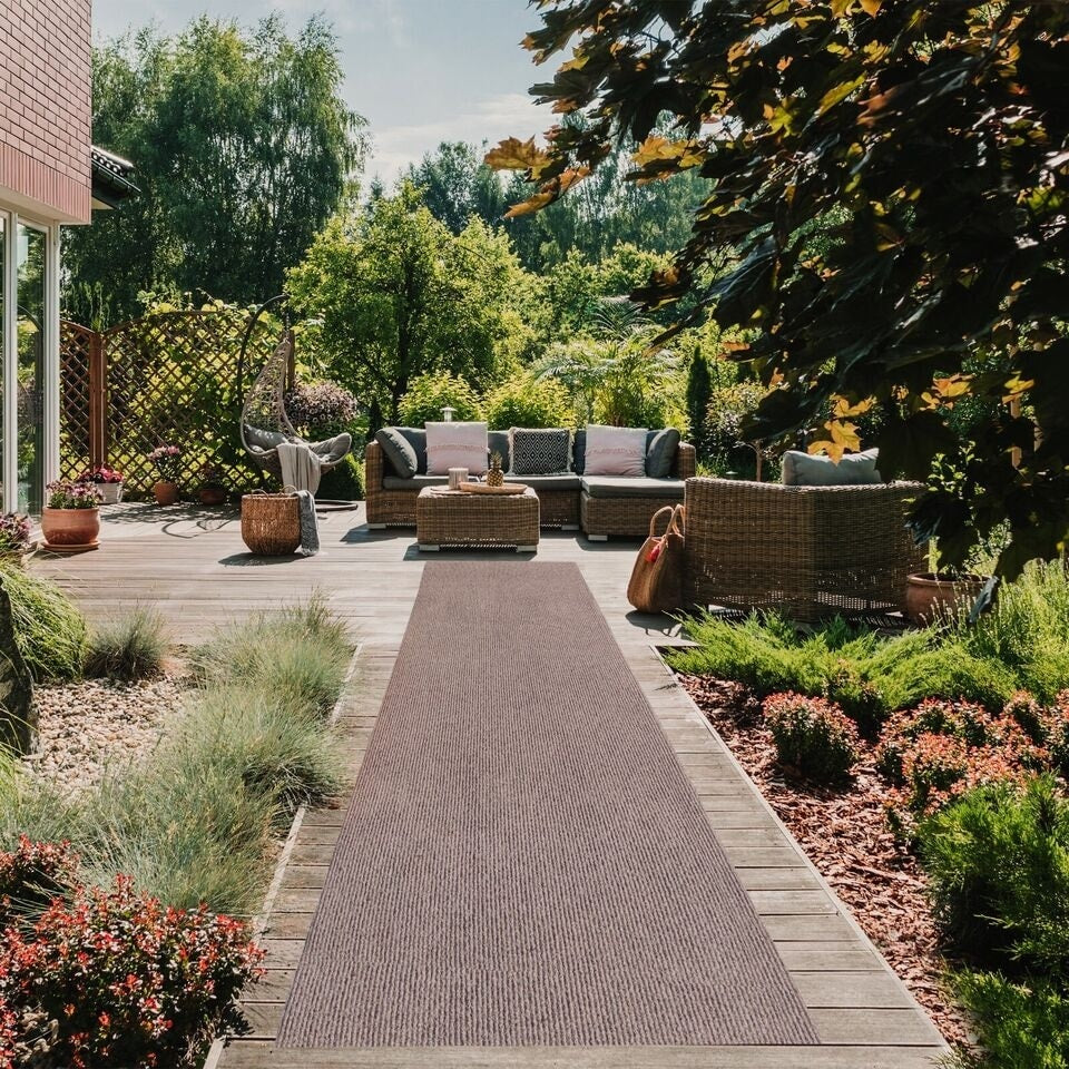 Tapis de couloir intérieur/extérieur de haute qualité, sur mesure, avec support en PVC antidérapant, 36'' de large x votre choix de longueur