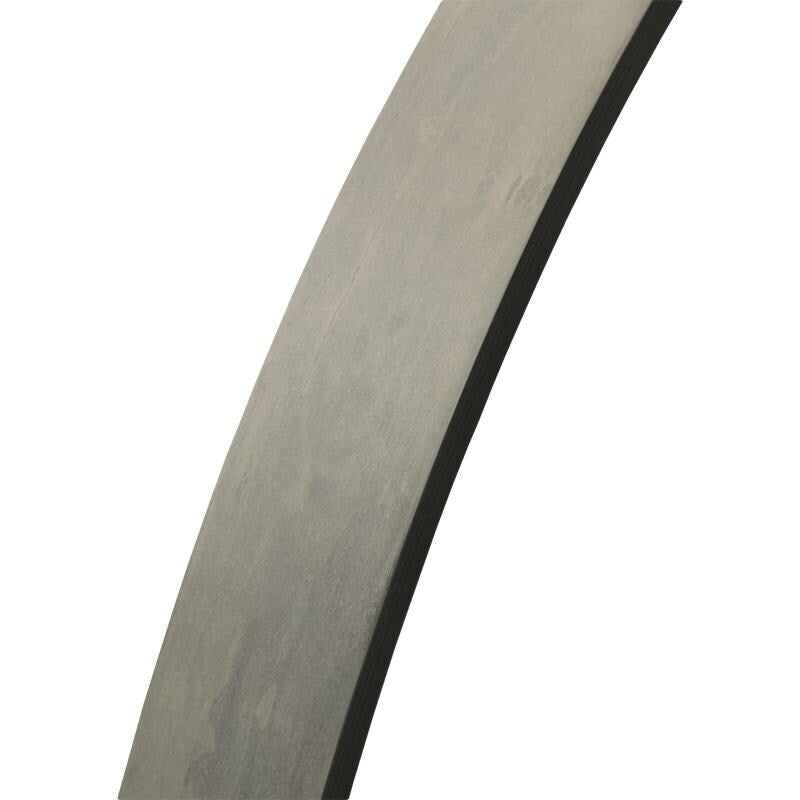 Miroir mural rond classique de style ferme avec cadre en bois