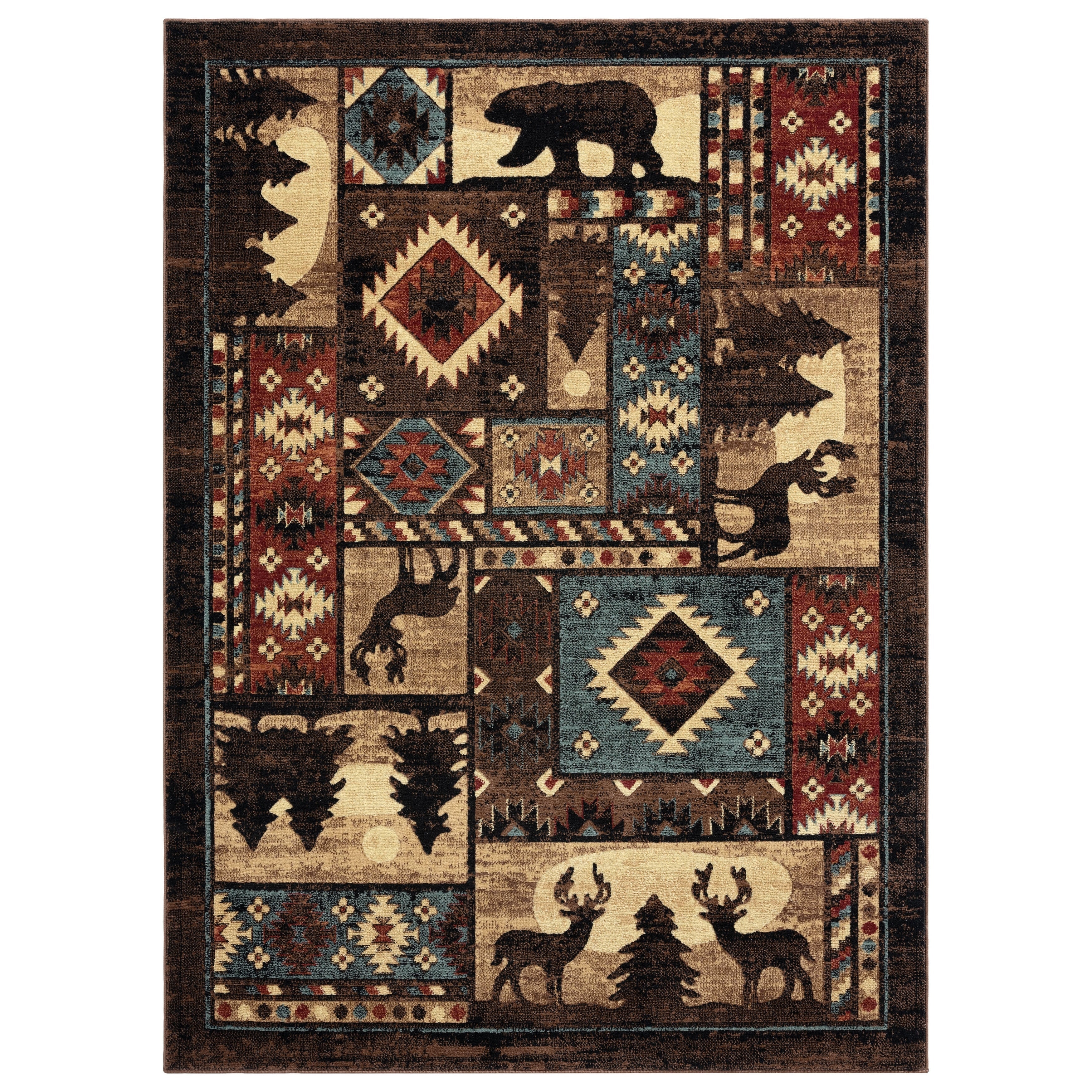 Tapis rustique Home Dynamix Buffalo Bear
