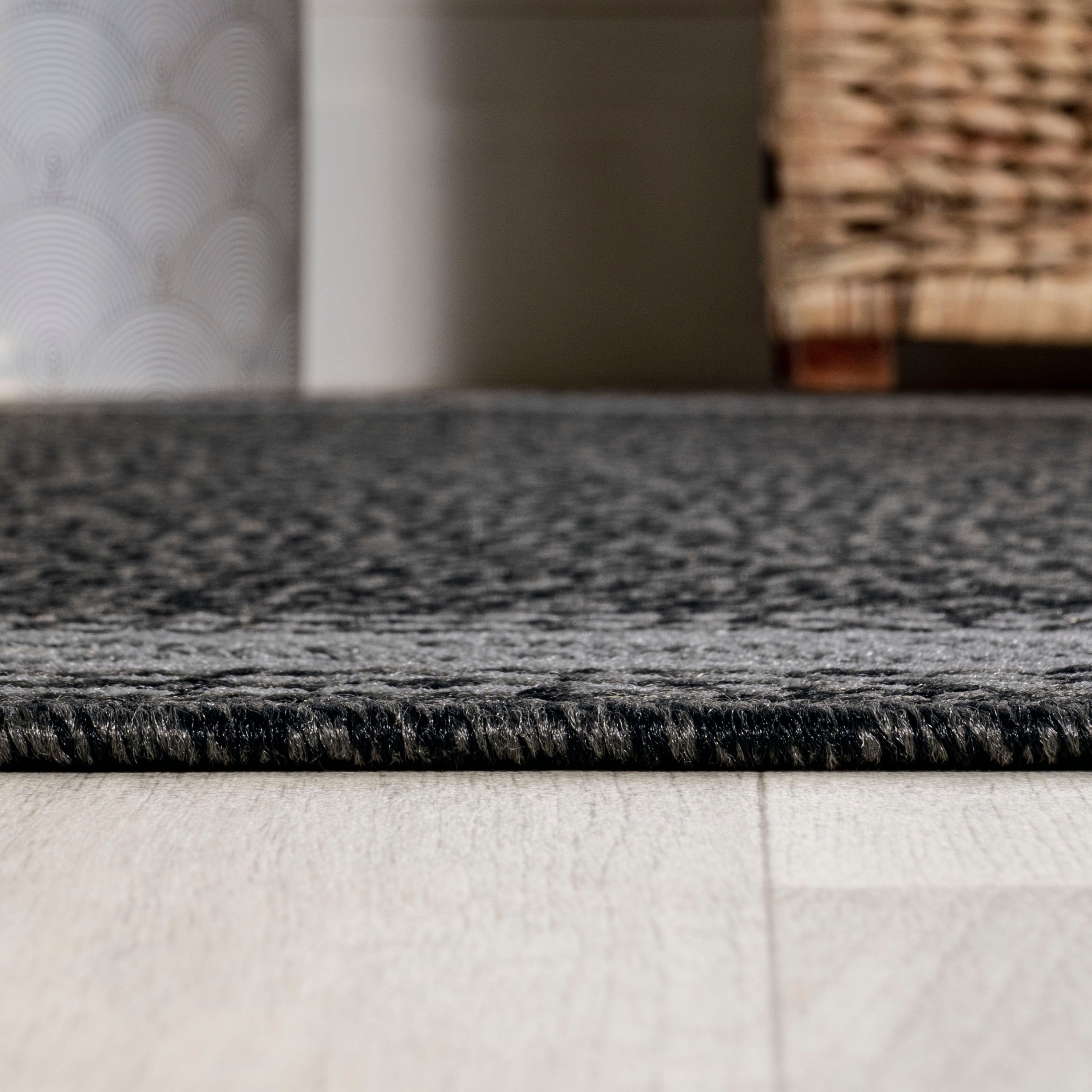 Tapis d'intérieur/extérieur classique à bordure en losanges JONATHAN Y Havana