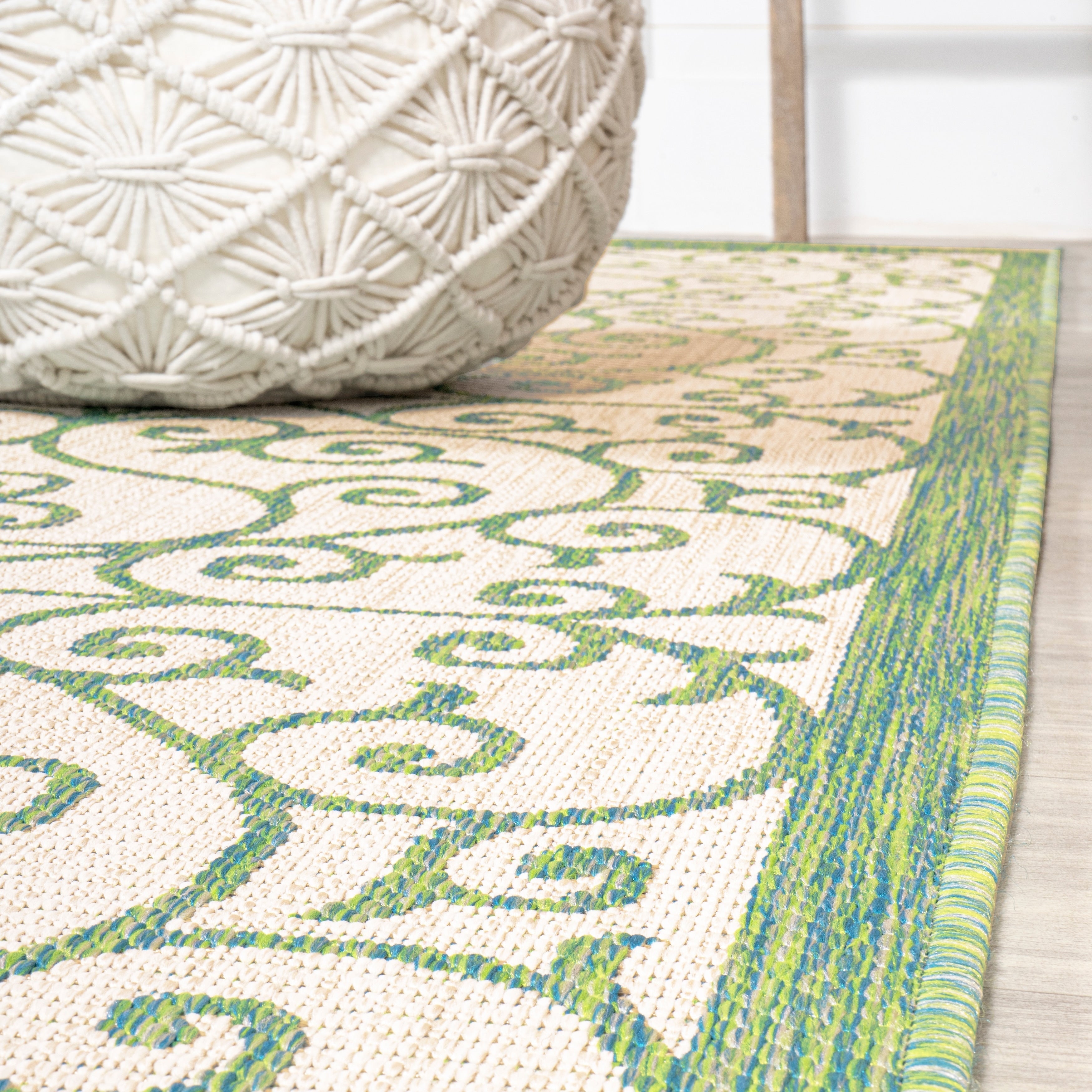 Tapis d'intérieur/extérieur texturé JONATHAN Y Ourika